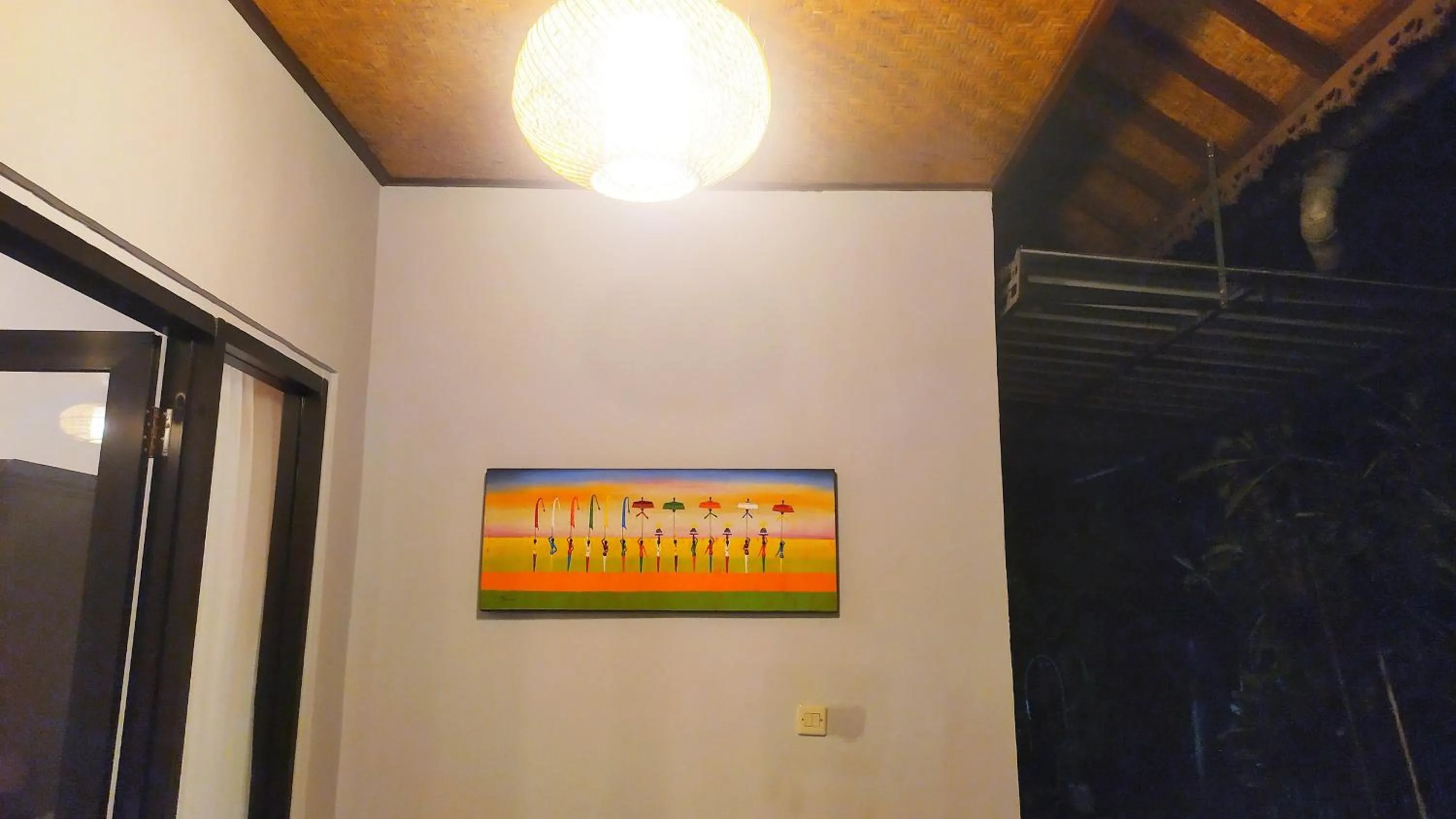 Decorative detail in Griya Buda Guest House