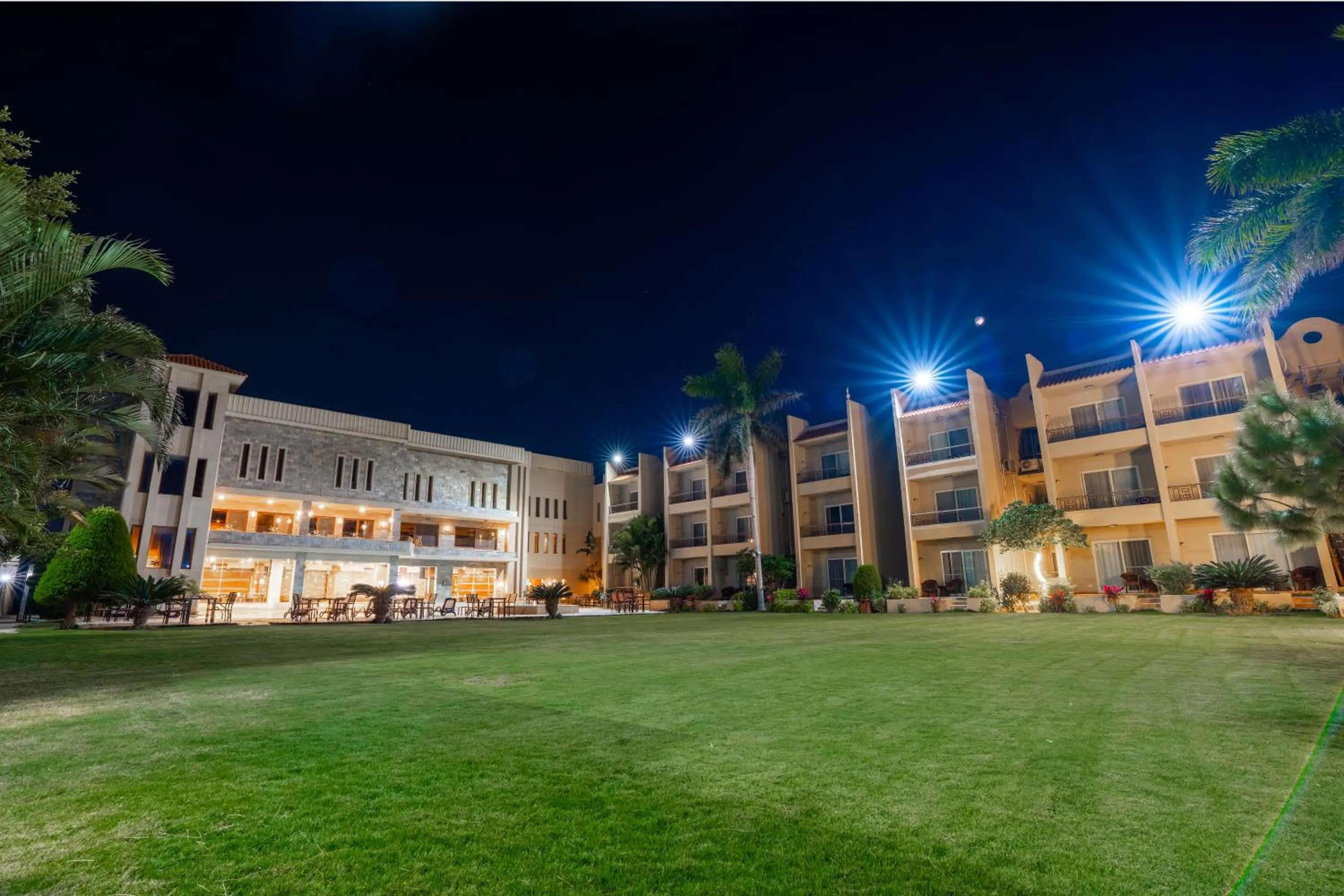 Garden view in Panacea Suites Hotel