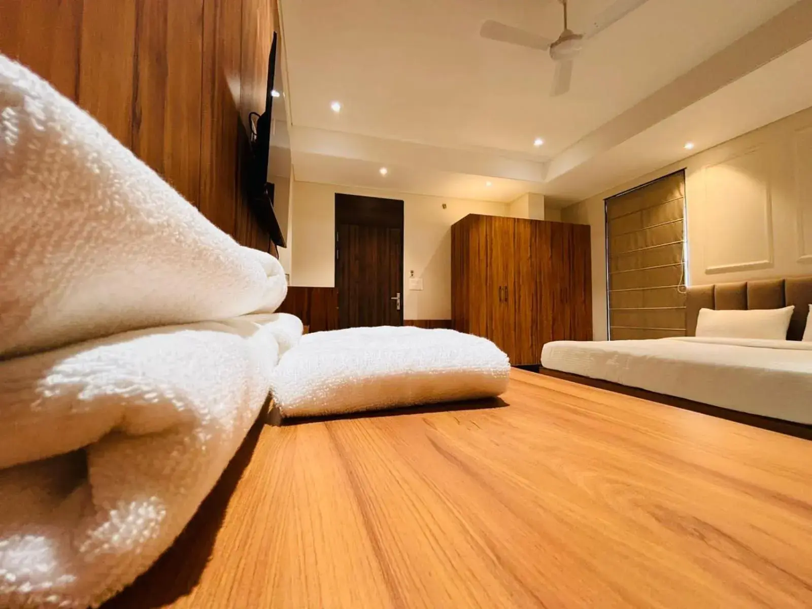 View (from property/room), Bed in Jaipur Hotel Saaj Mansion View (from property/room), Bed in Jaipur Hotel Saaj Mansion