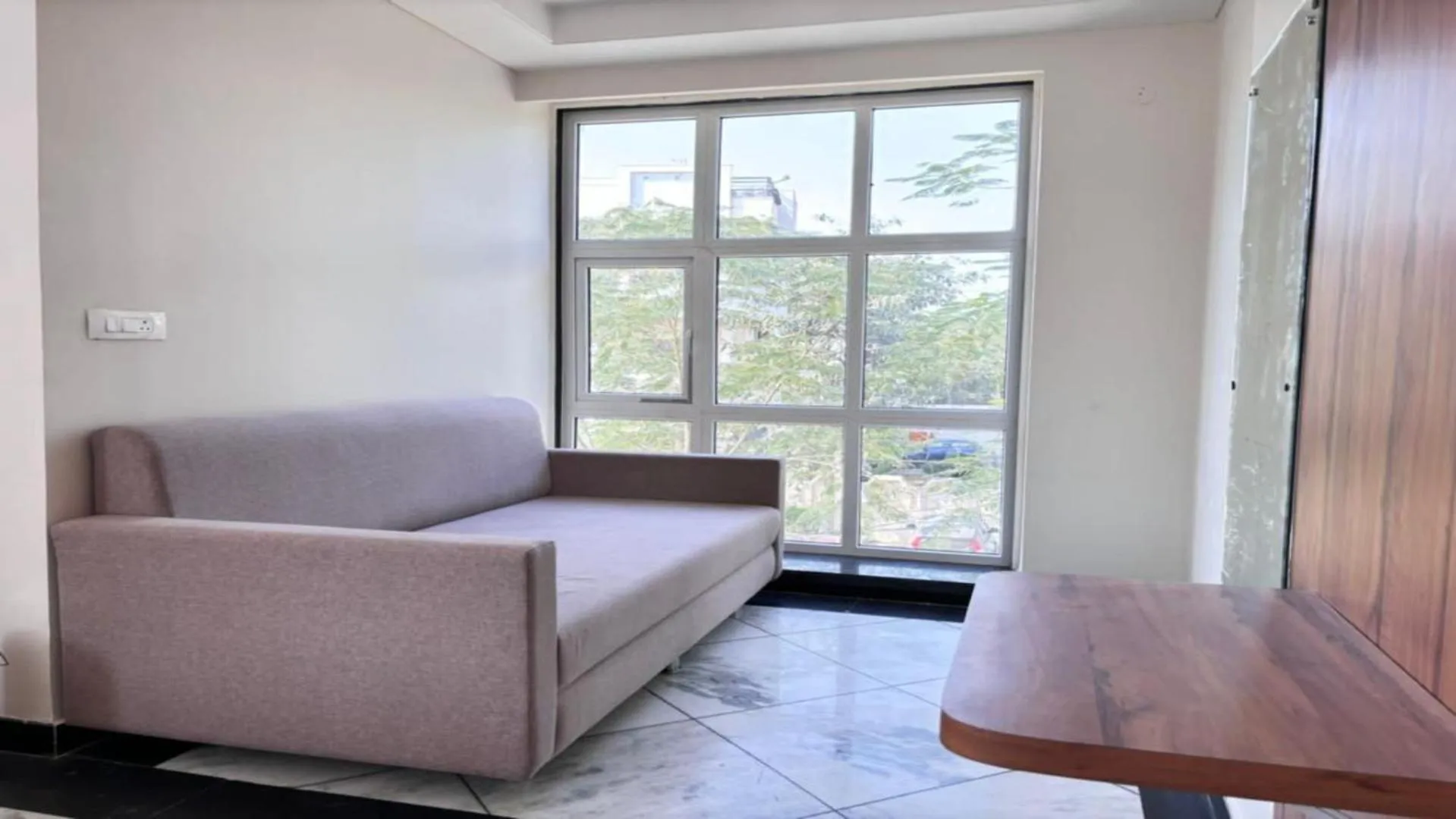 Bed in Jaipur Hotel Saaj Mansion