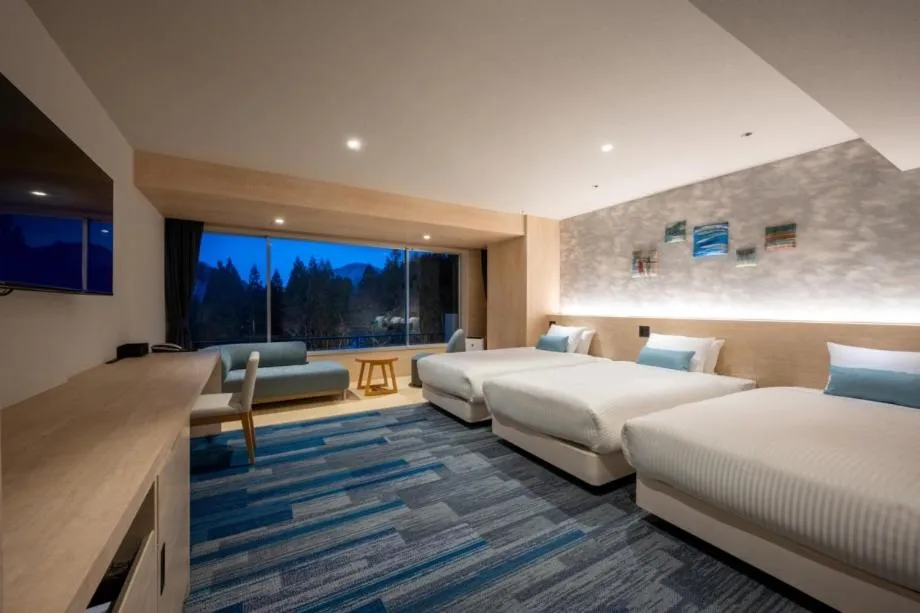 Bed in Hotel Shidotaira