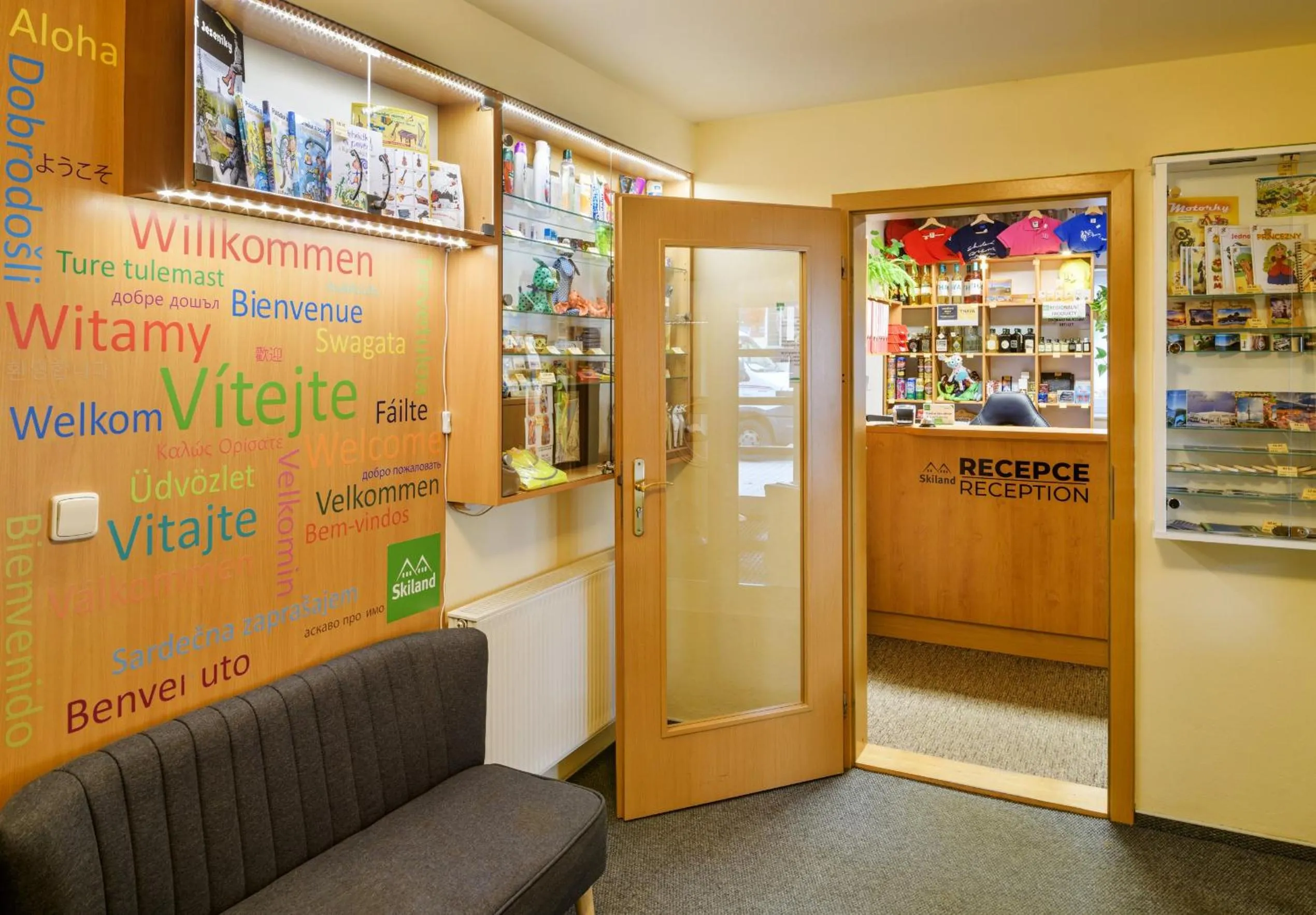 Lobby or reception in Horský Hotel Skiland