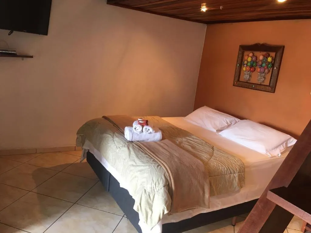 Bed in Pousada Mar & Vida e Doçaria