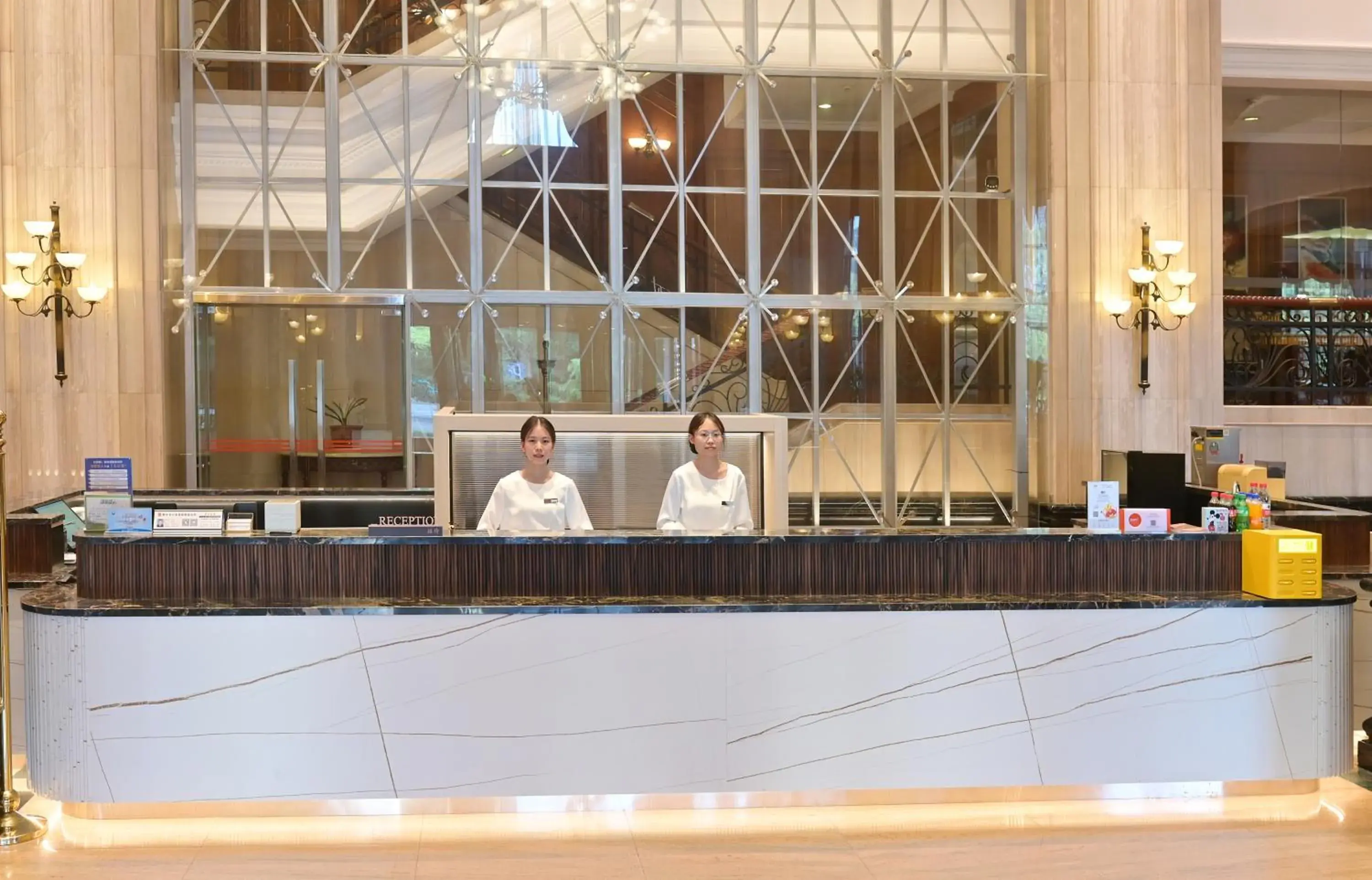 Lobby or reception in Maison New Century Tongxiang Lobby or reception in Maison New Century Tongxiang