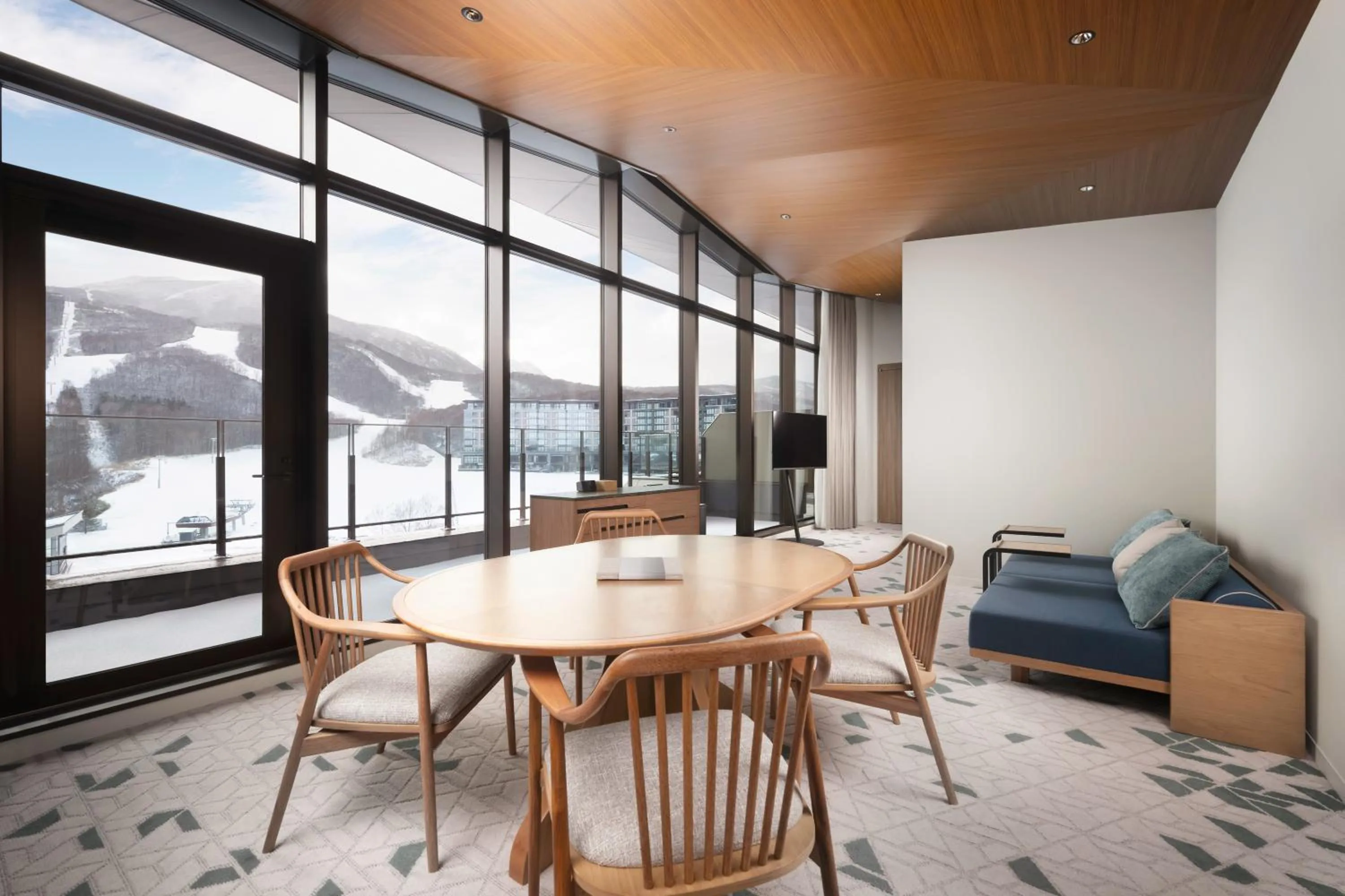 Living room in Nikko Style Niseko HANAZONO