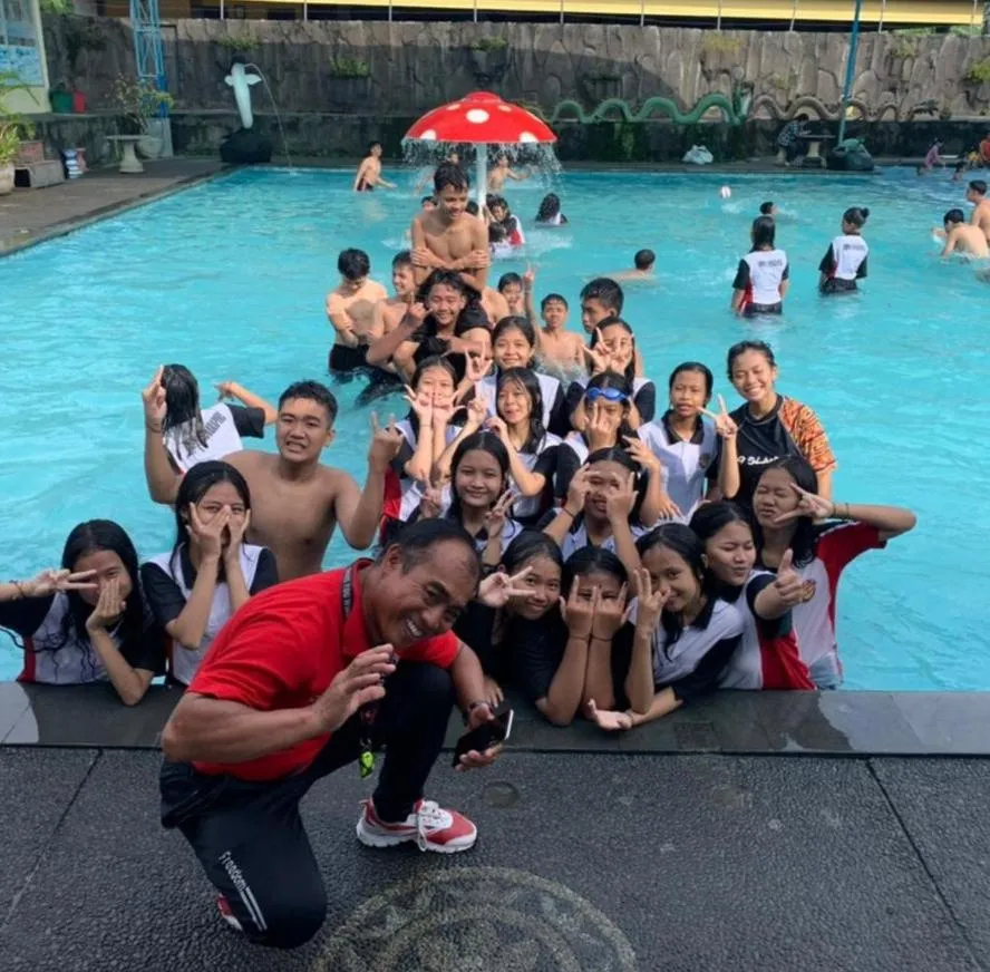 Swimming pool in Srinadi Waterpark Villa