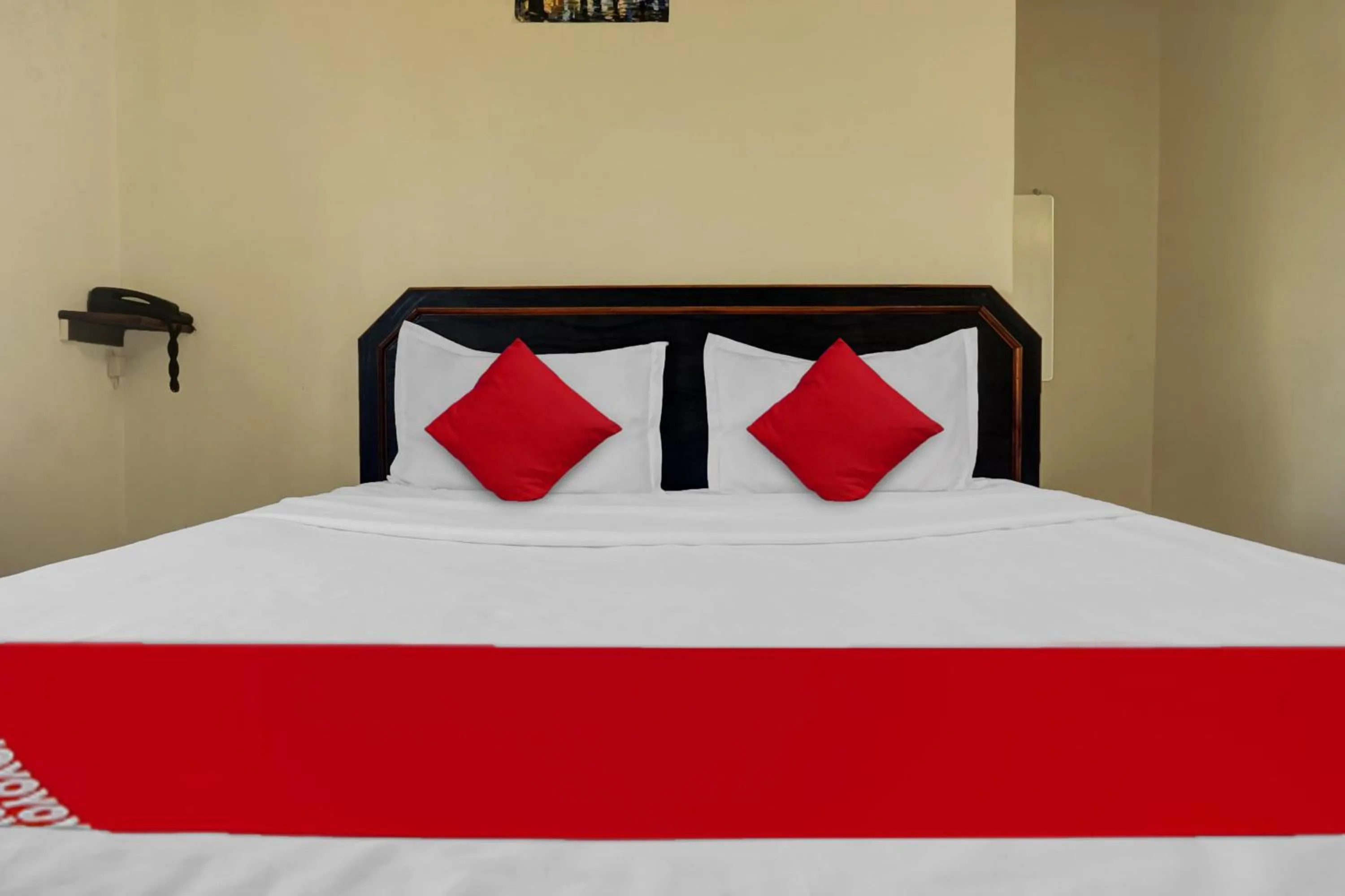 Bedroom, Bed in Hotel O Happy Homely Stay