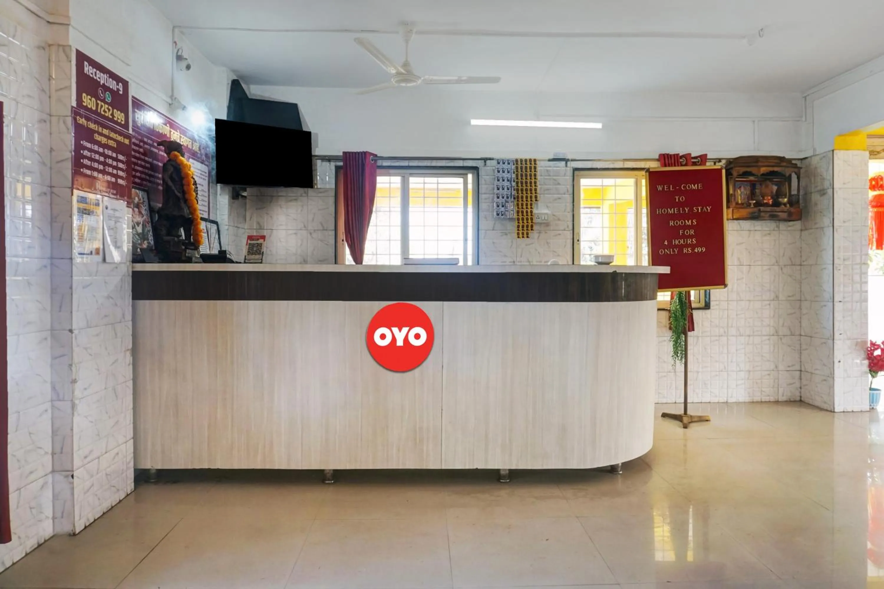 Lobby or reception in Hotel O Happy Homely Stay