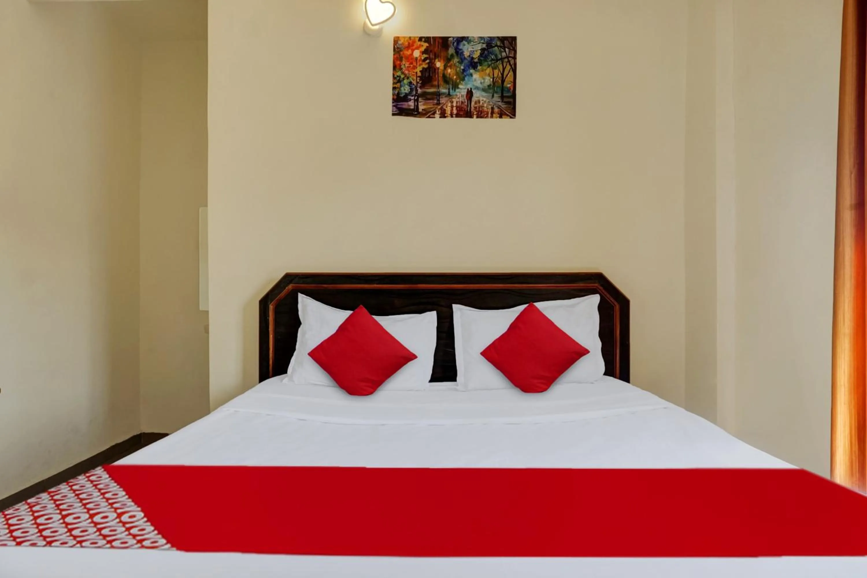 Bedroom, Bed in Hotel O Happy Homely Stay