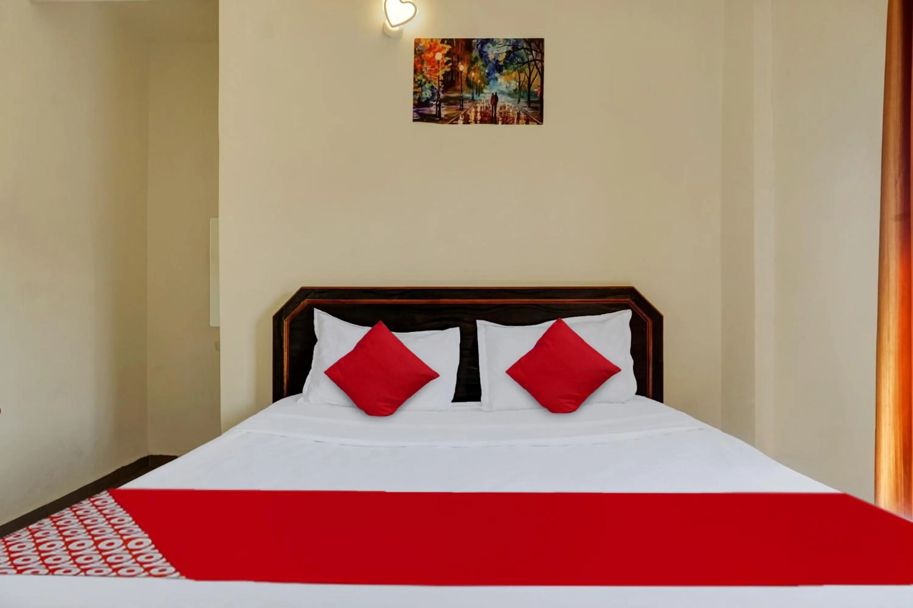 Bedroom, Bed in Hotel O Happy Homely Stay