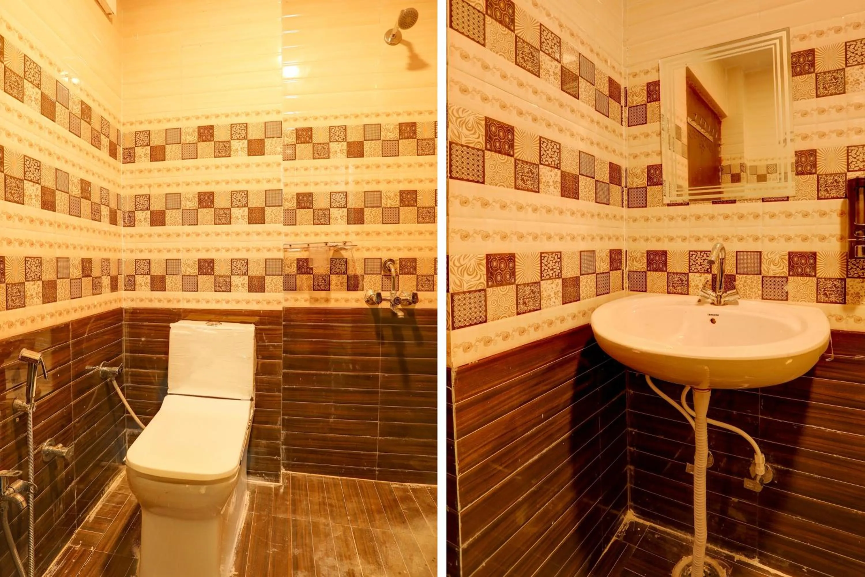 Bathroom in Hotel O Raisi Residency Hotel