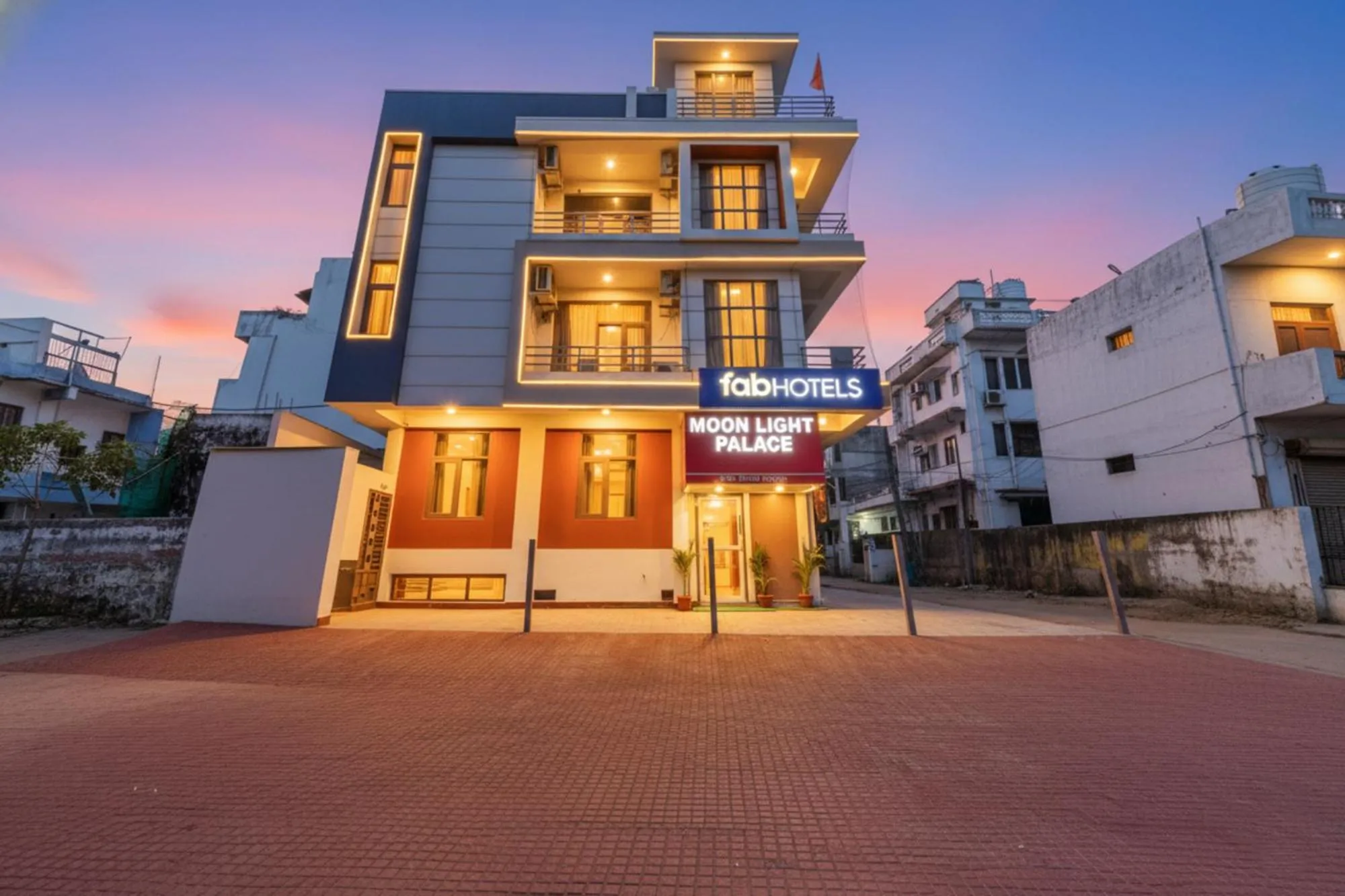 Property building in FabHotel Moon Light Palace