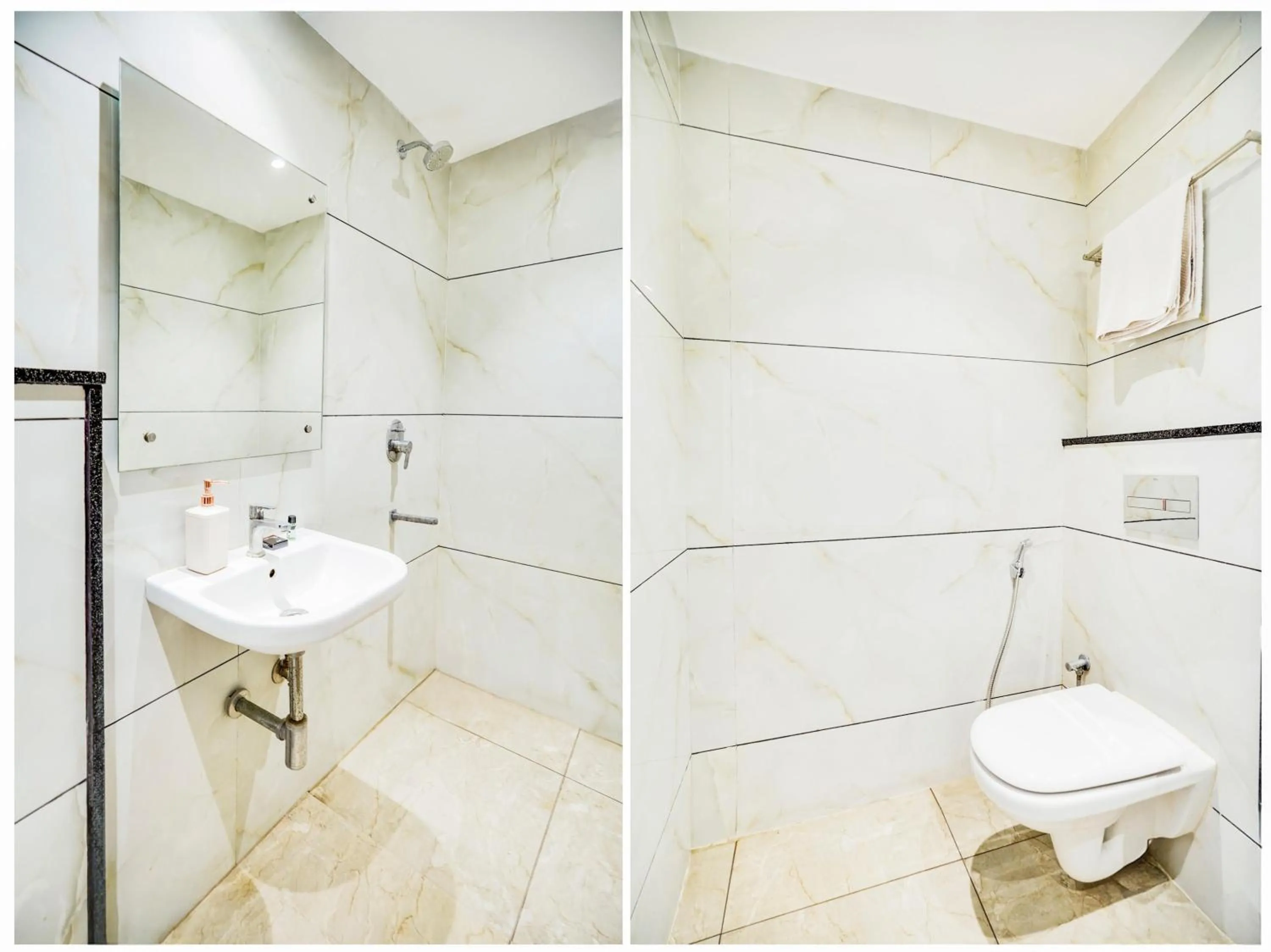 Bathroom in Super Townhouse Ramamurthy Nagar West Formerly Phoenix Hotel