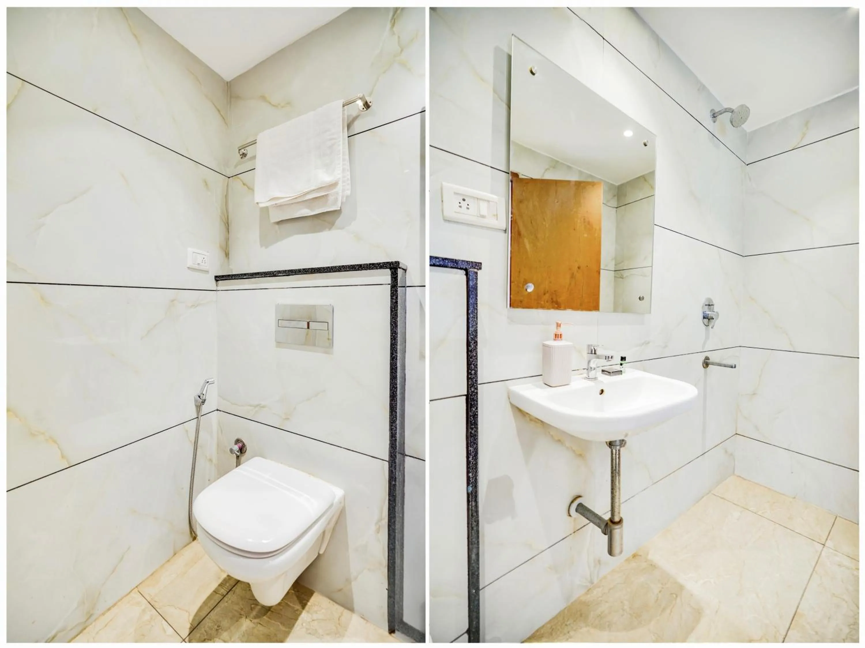 Bathroom in Super Townhouse Ramamurthy Nagar West Formerly Phoenix Hotel