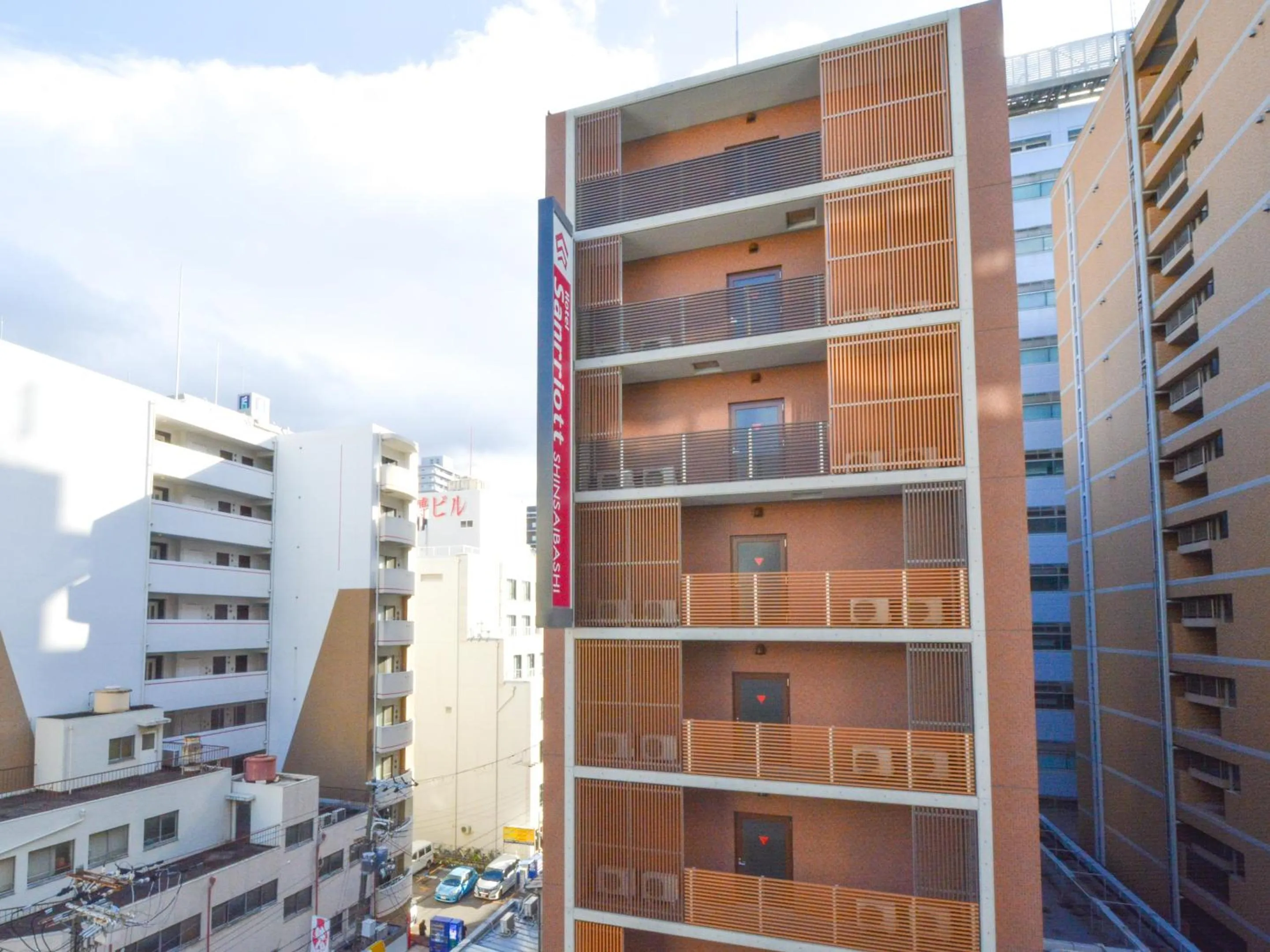 Property building in Hotel Sanrriott Shinsaibashi