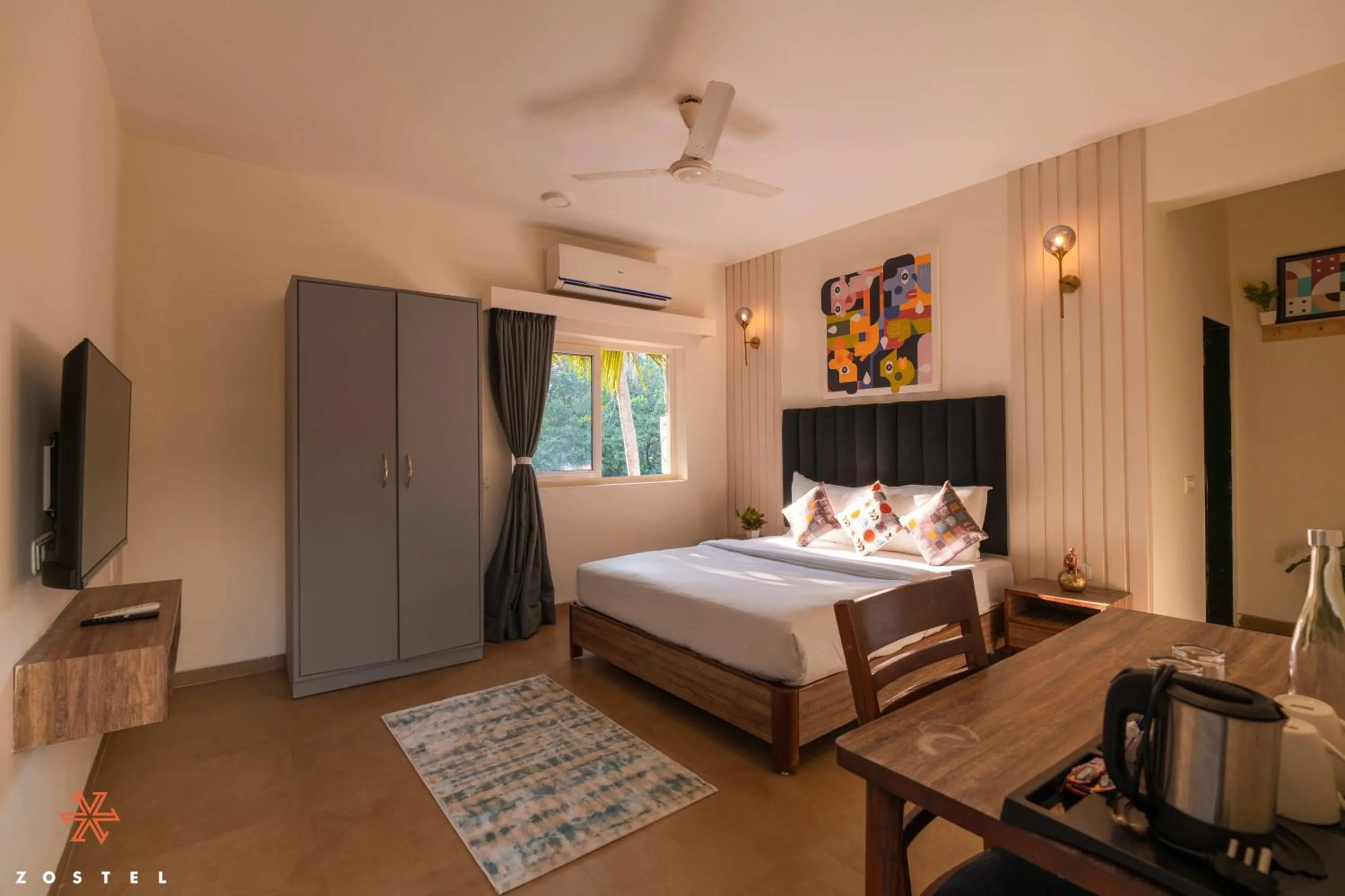 TV and multimedia, Bed in Zostel Goa (Anjuna)