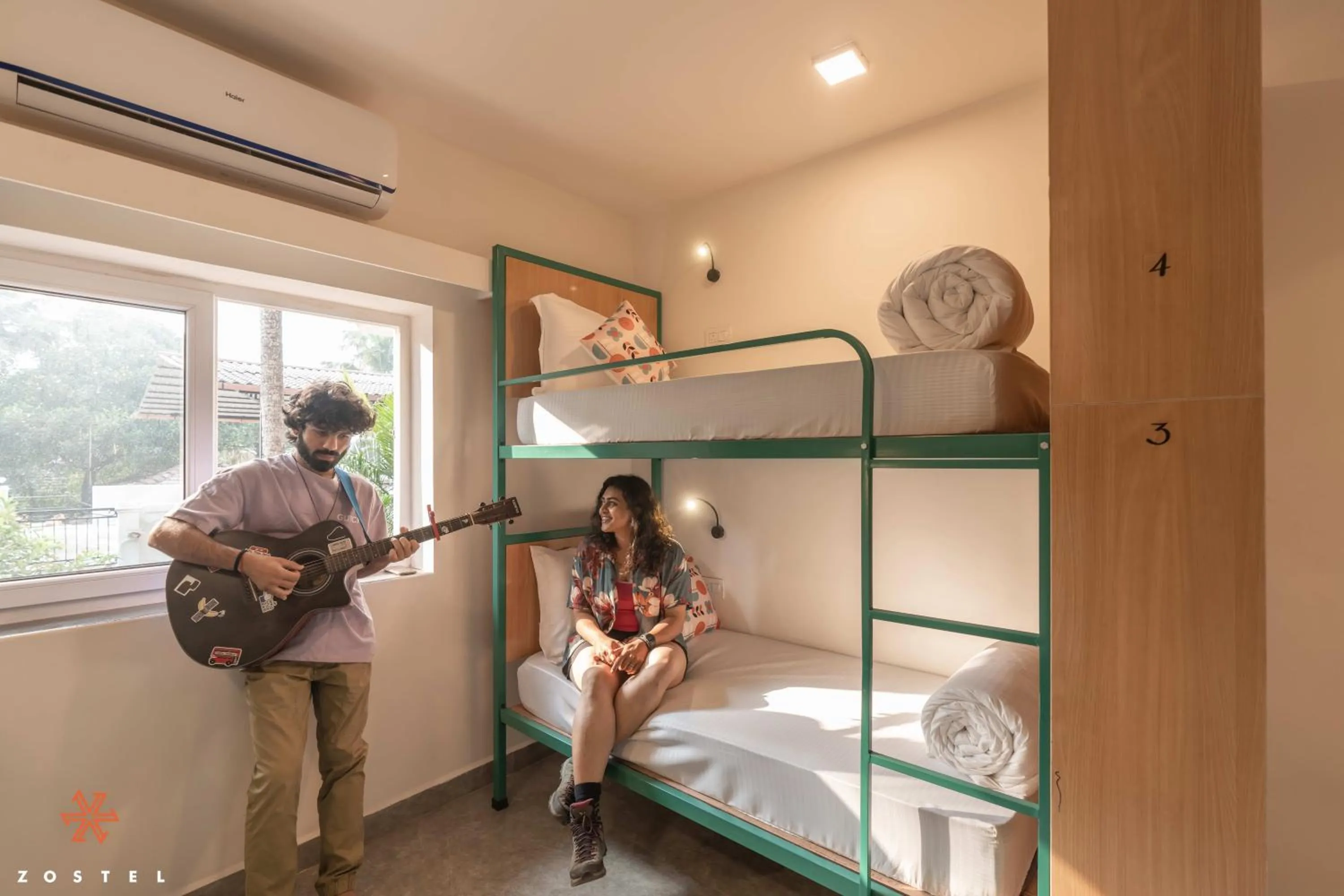 Bed in Zostel Goa (Anjuna)
