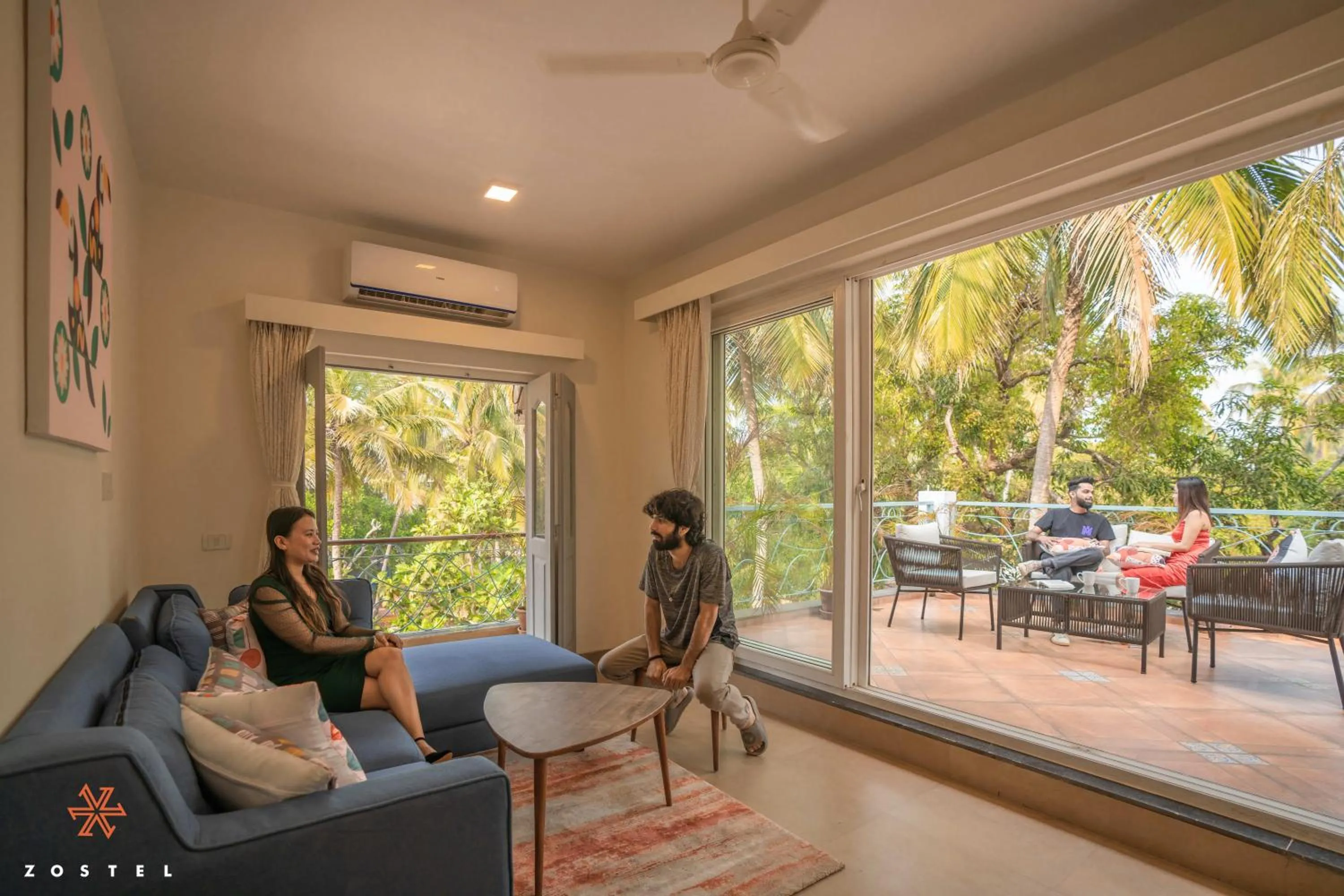 Balcony/Terrace in Zostel Goa (Anjuna)