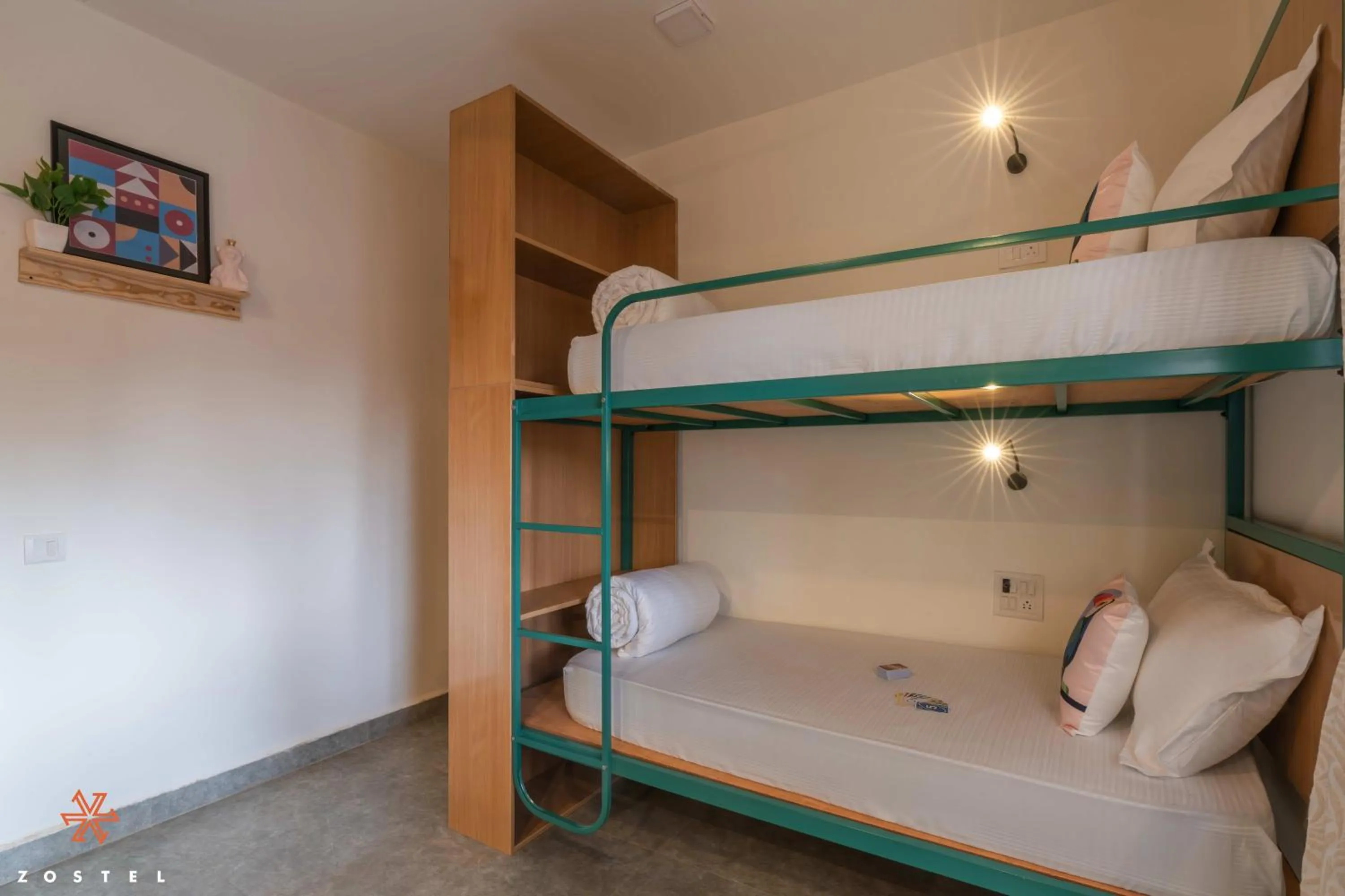 Bed in Zostel Goa (Anjuna)