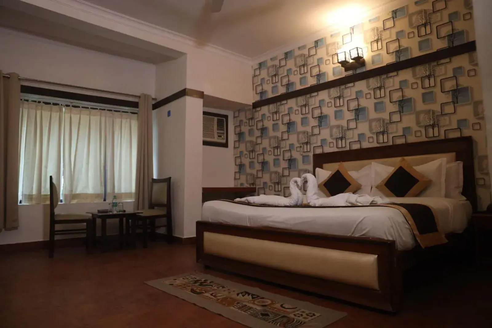 Seating area, Bed in Maya The Forest Resort Seating area, Bed in Maya The Forest Resort