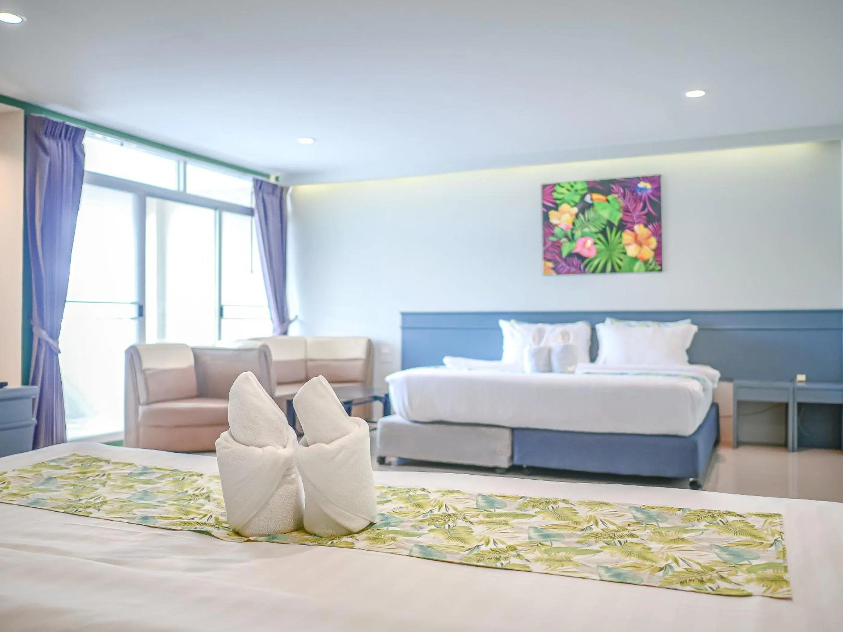 Bed in Xanadu Hotel Utapao