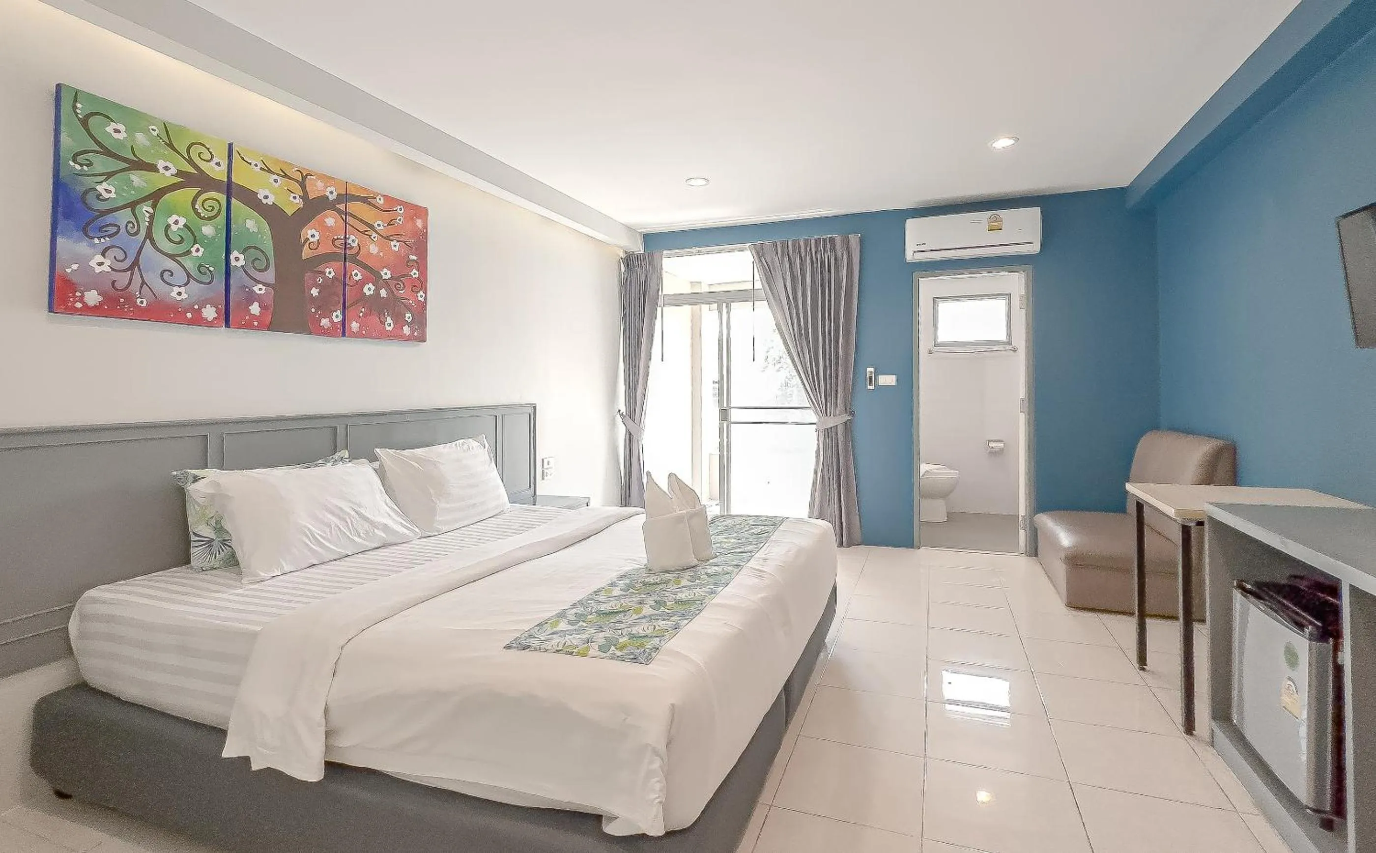 Bed in Xanadu Hotel Utapao