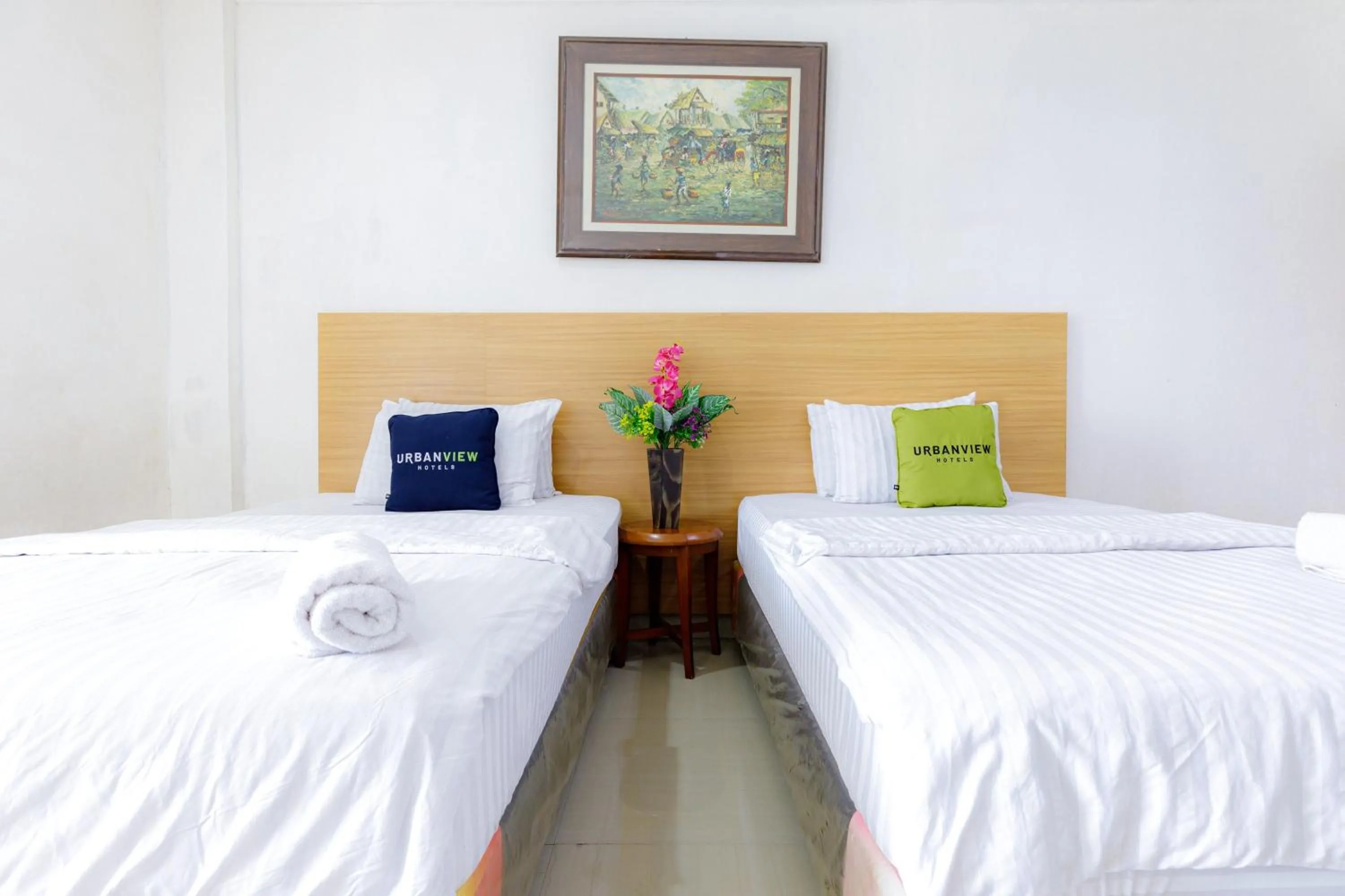 Bedroom, Bed in Urbanview SRB near Mall Ciputra Cibubur by RedDoorz