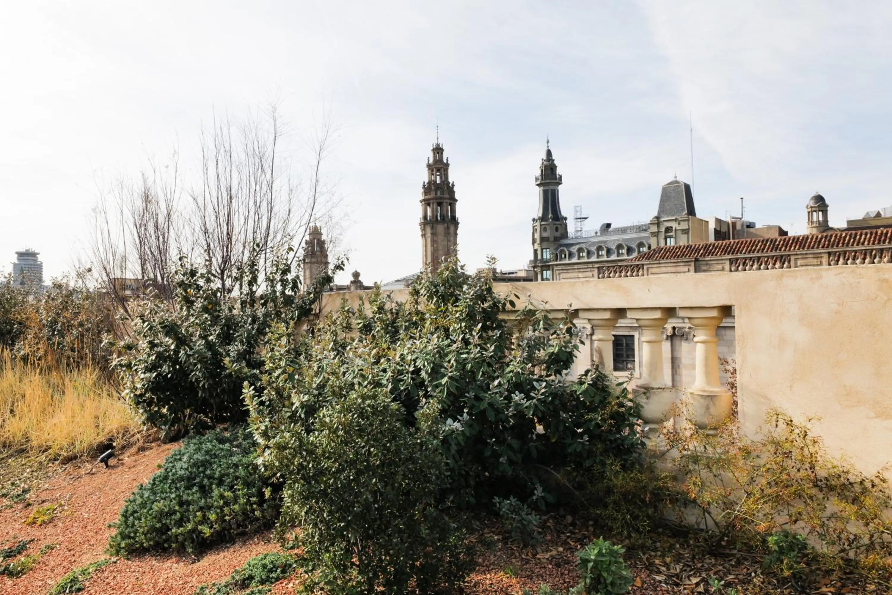 Property building in Hostal Porxos Garden
