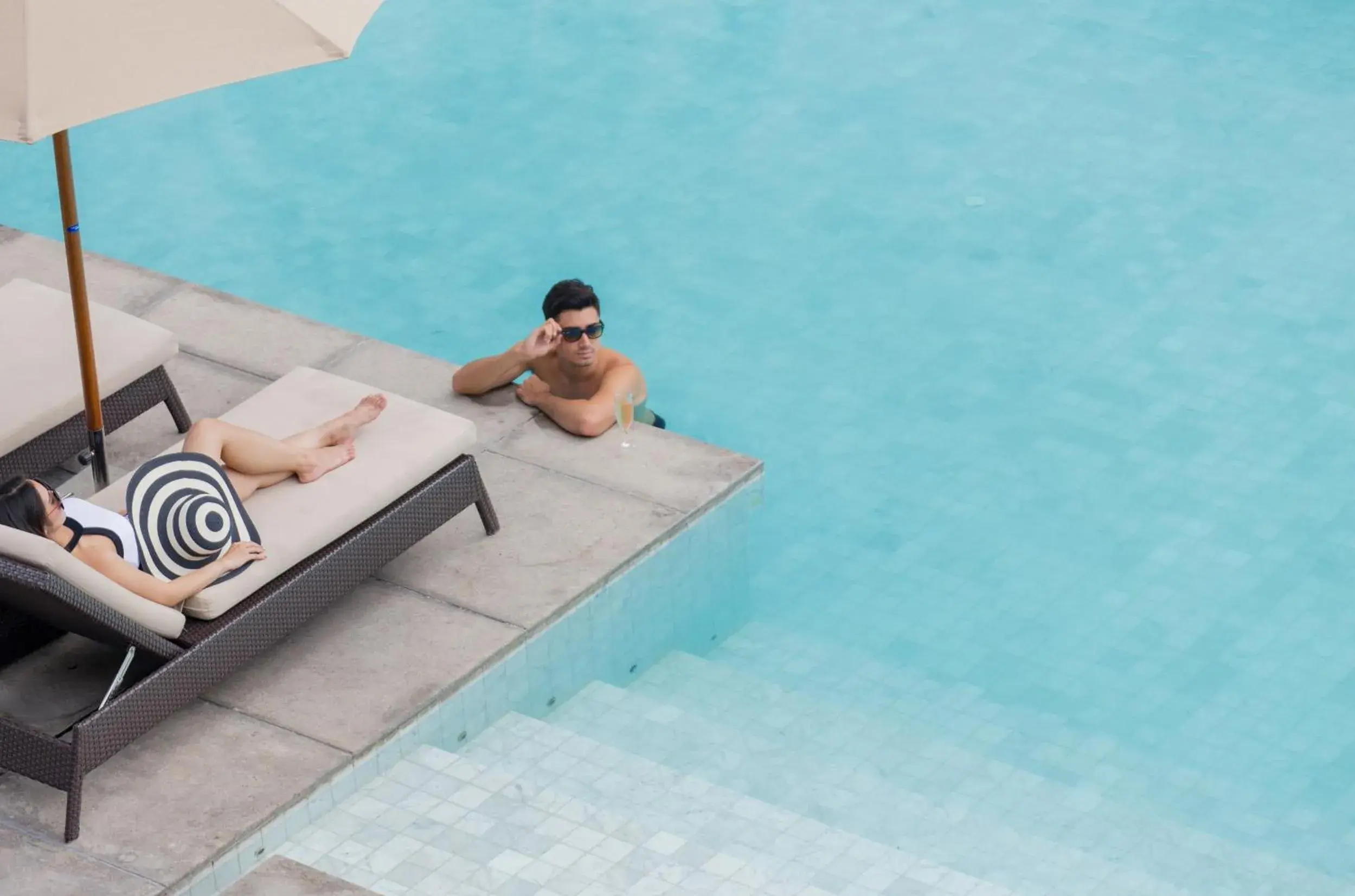 Swimming pool in U Sathorn Bangkok Swimming pool in U Sathorn Bangkok