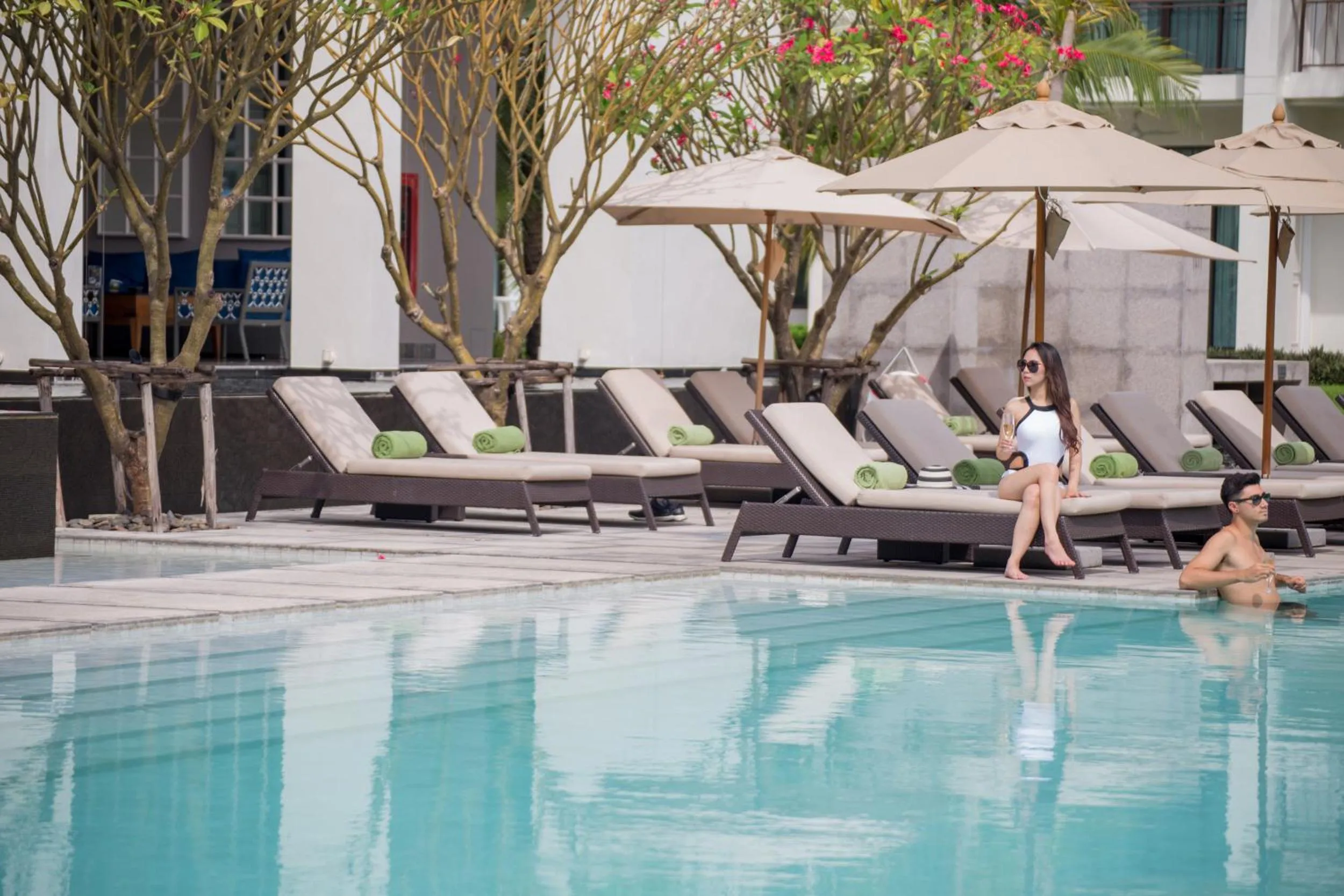 Swimming pool in U Sathorn Bangkok