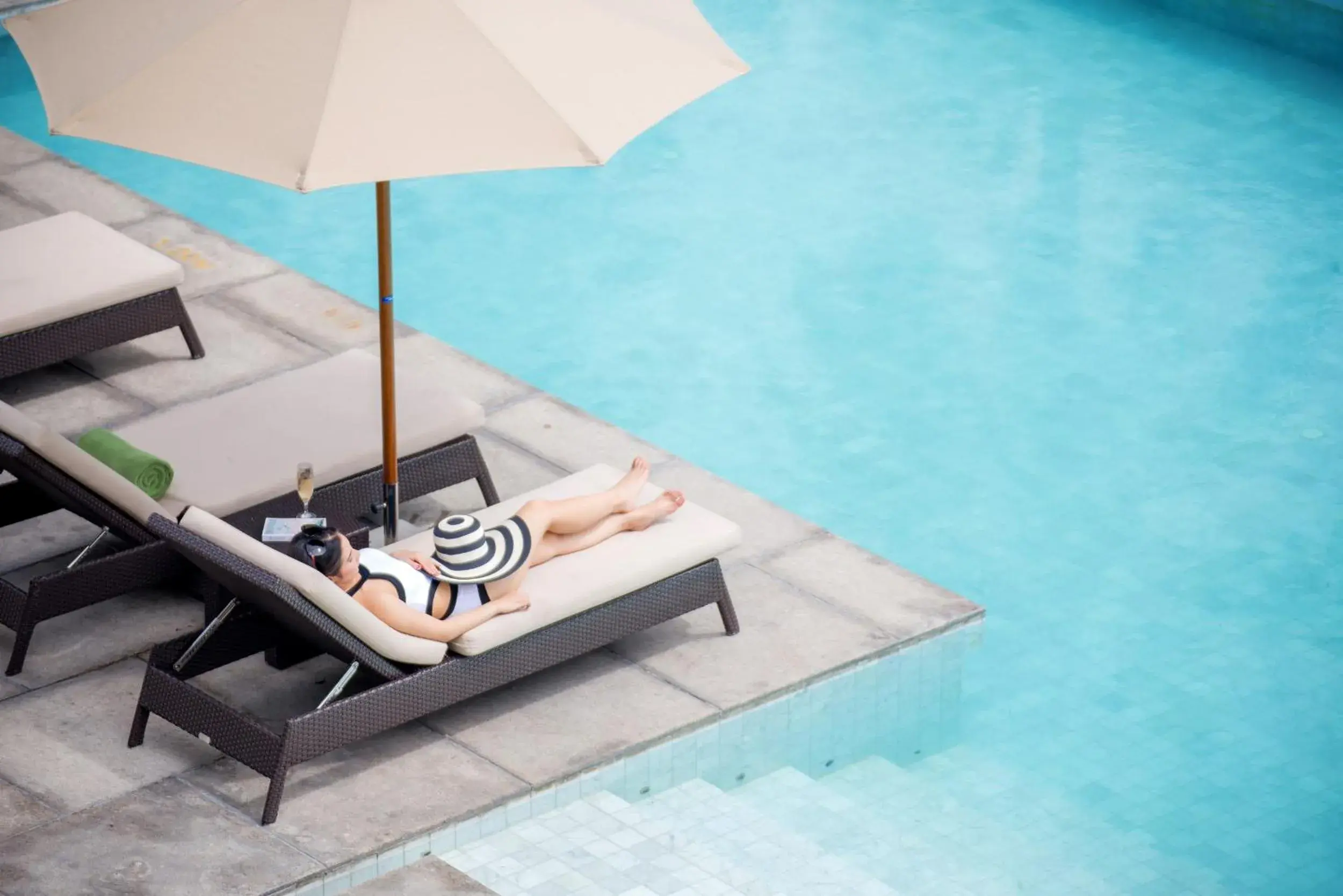 Swimming pool in U Sathorn Bangkok Swimming pool in U Sathorn Bangkok