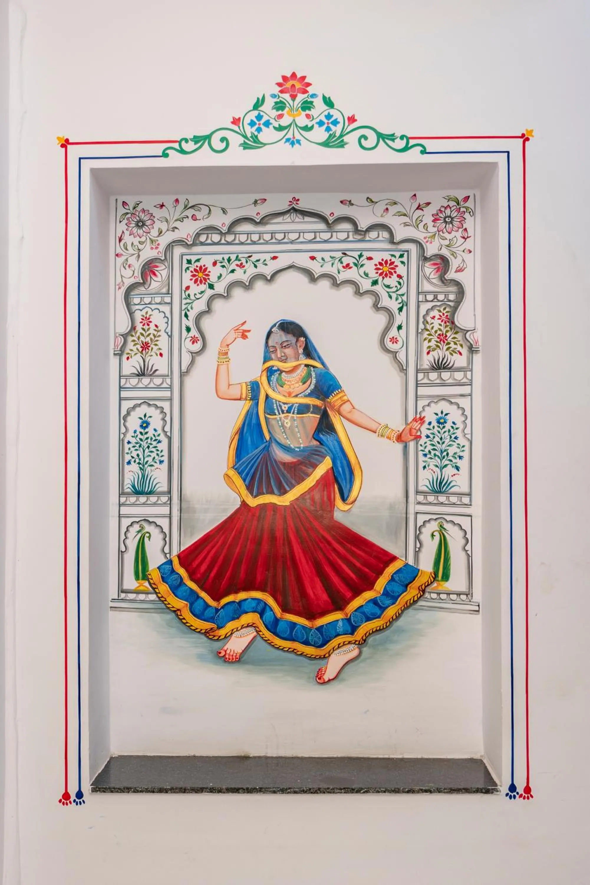 Decorative detail in DERA PICHOLA- A Lake Facing Boutique Hotel
