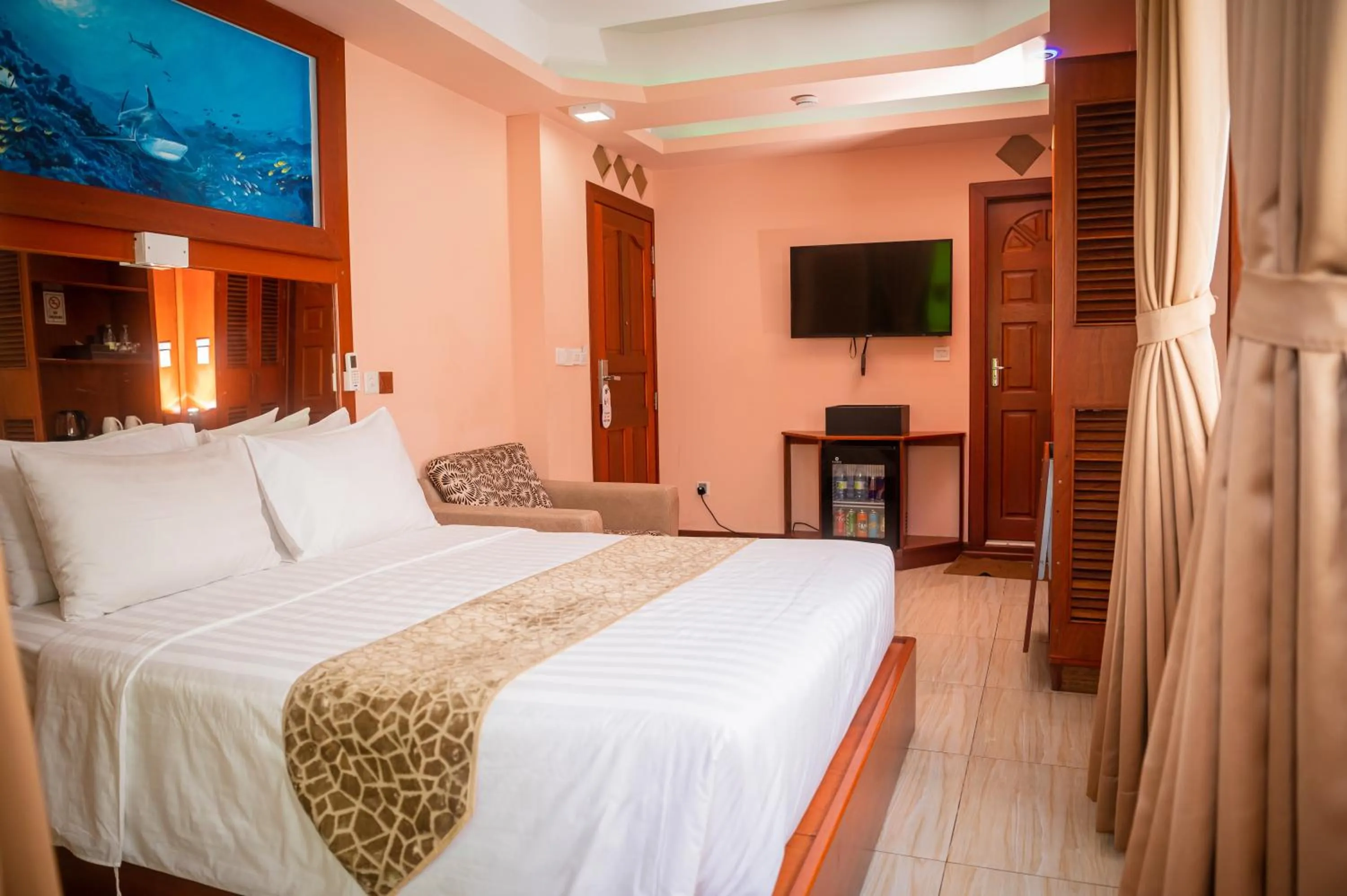 TV and multimedia, Bed in ZAN Lodge