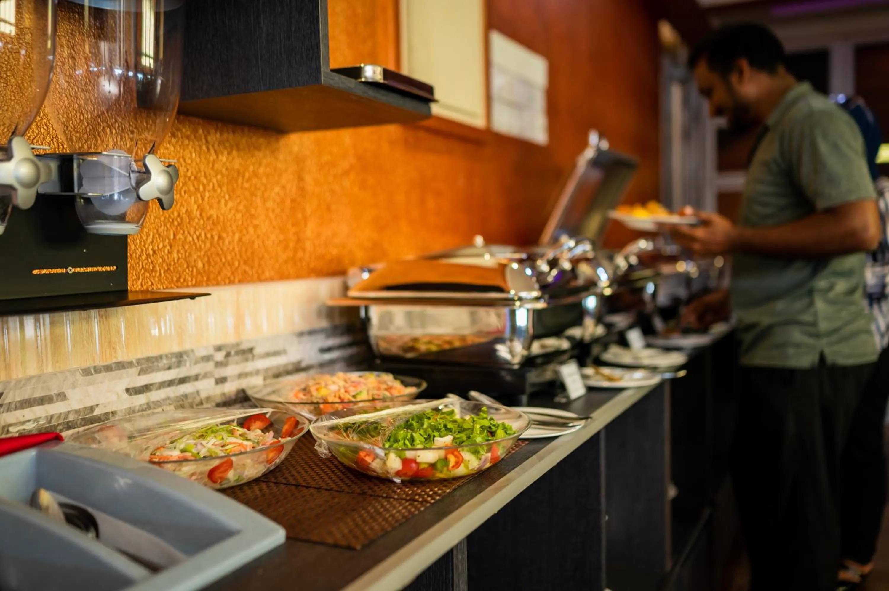 Buffet breakfast in ZAN Lodge