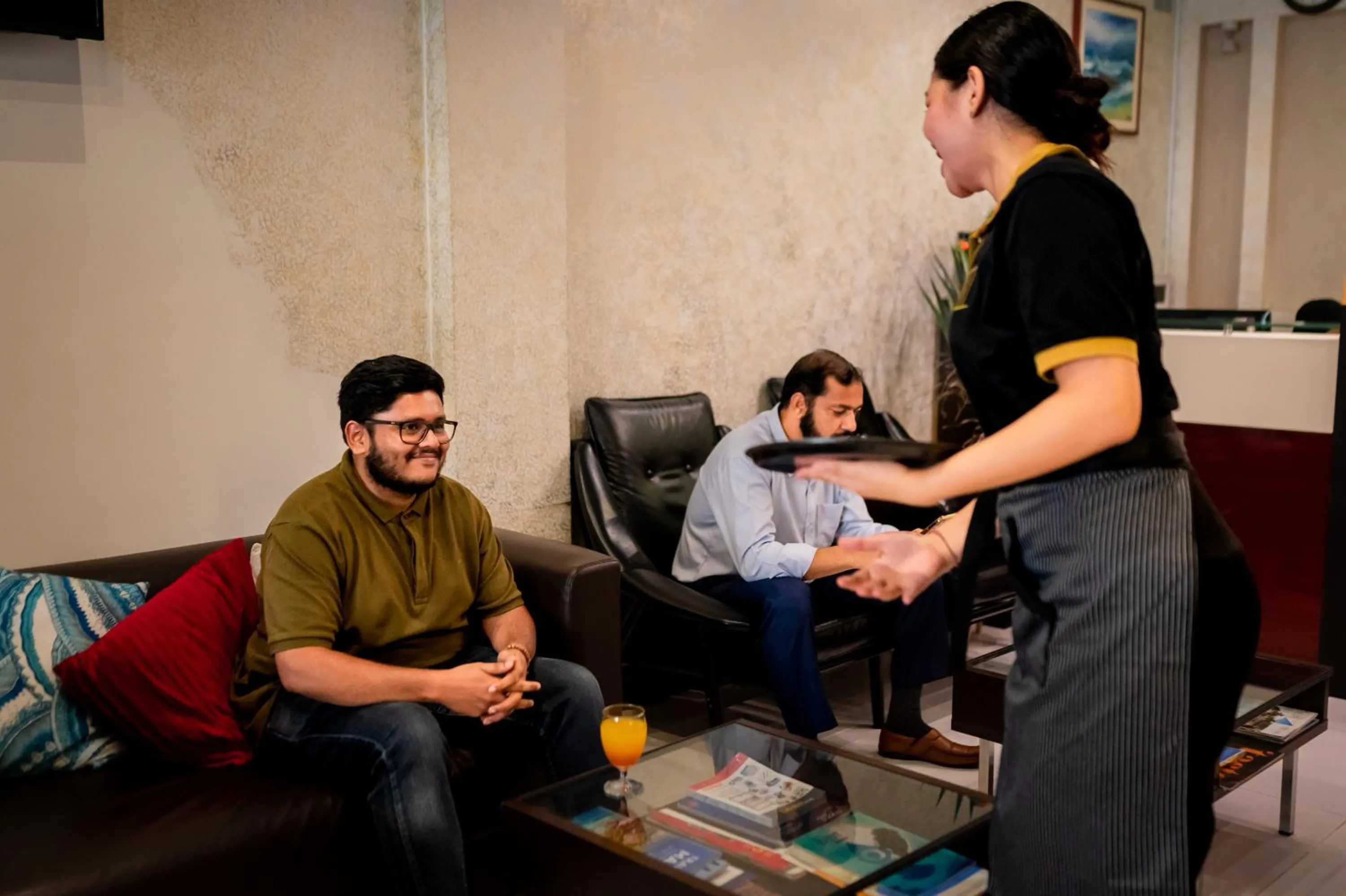 group of guests in ZAN Lodge