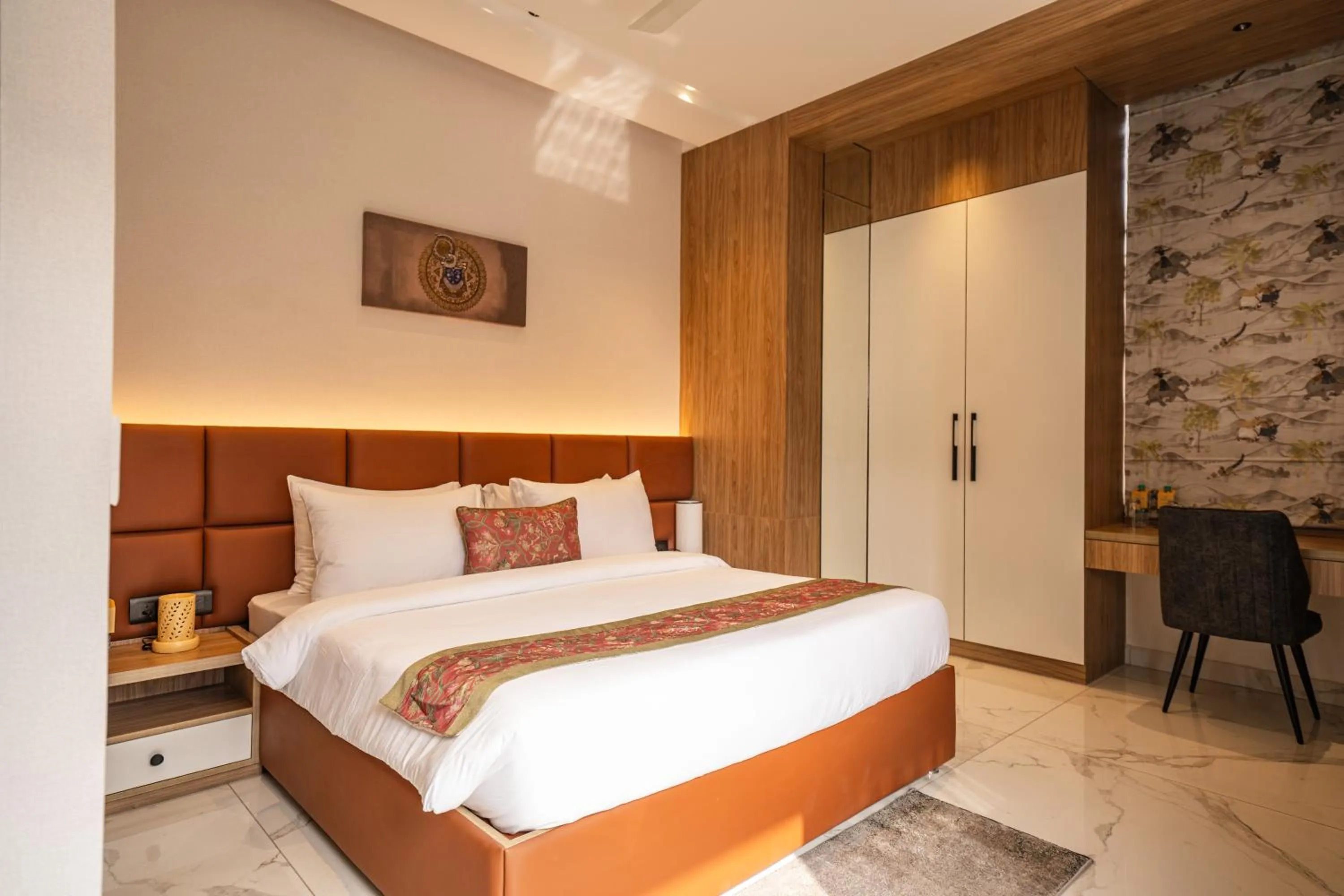 Bed in Triptam Vrindavan