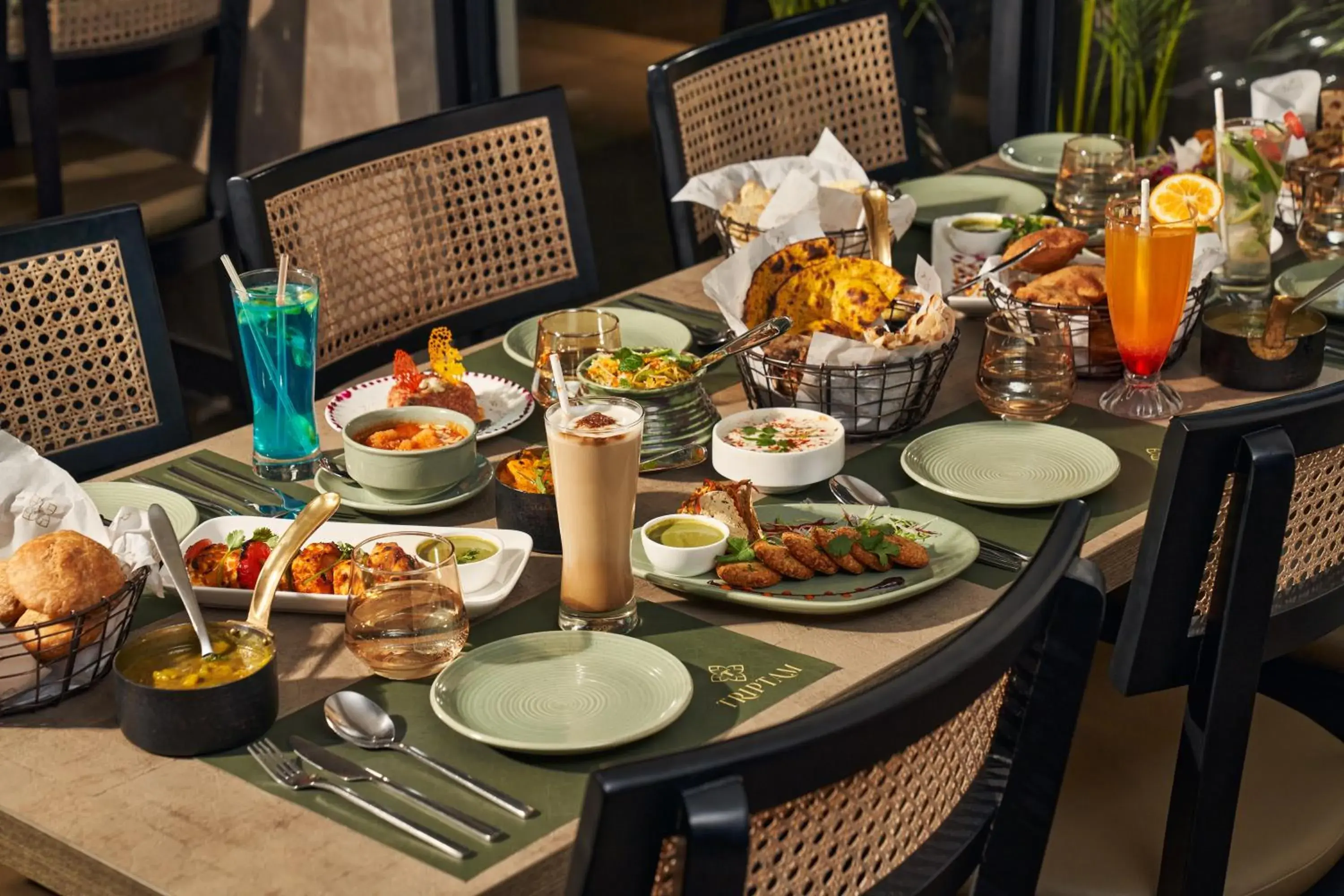 Food and drinks in Triptam Vrindavan Food and drinks in Triptam Vrindavan