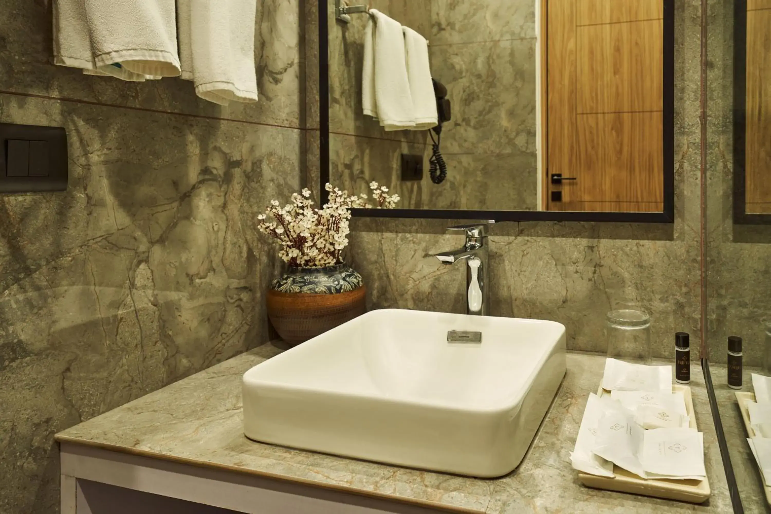 Bathroom in Triptam Vrindavan Bathroom in Triptam Vrindavan