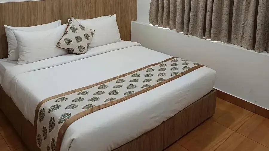 Bedroom, Bed in Triptam Vrindavan Bedroom, Bed in Triptam Vrindavan