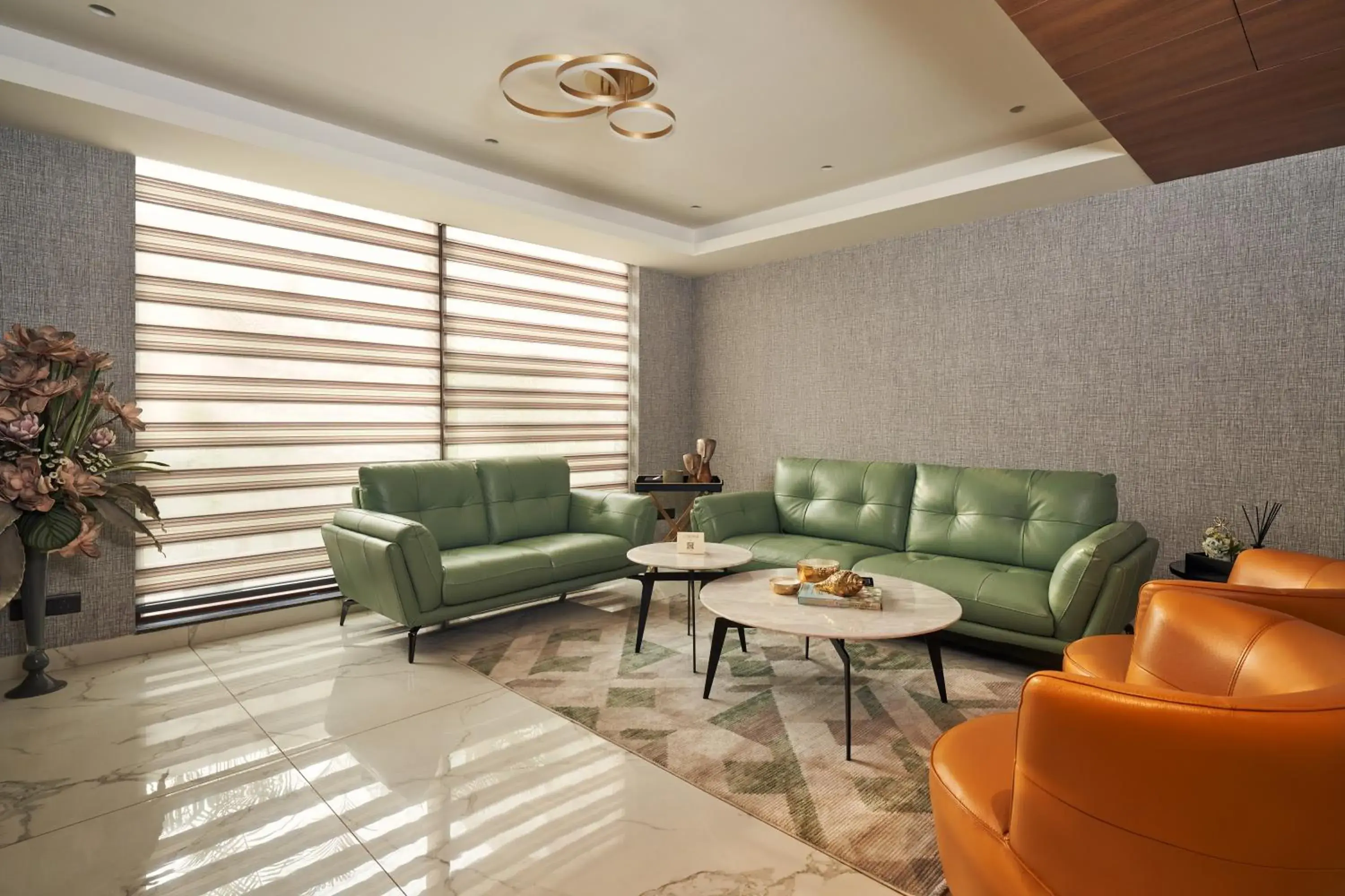 Lounge or bar in Triptam Vrindavan Lounge or bar in Triptam Vrindavan