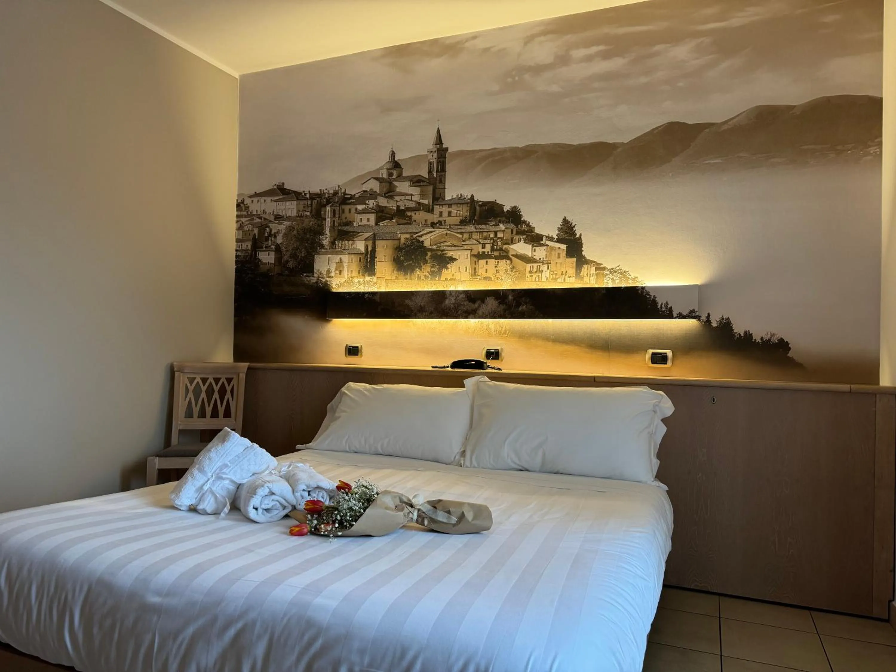 Bedroom, Bed in Hotel Cladan