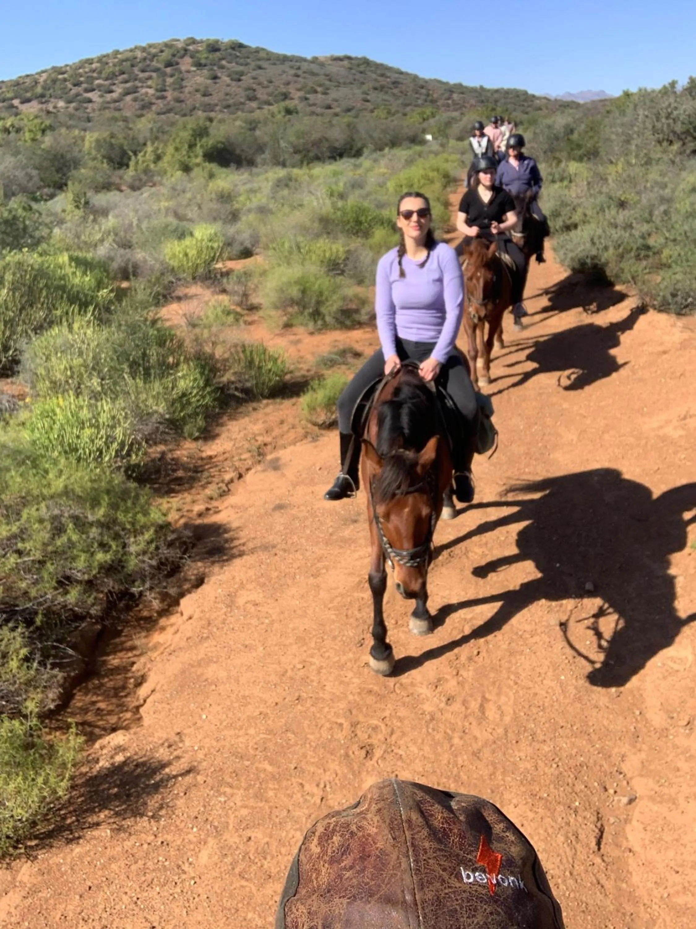 Horse-riding in Hotel De Rust