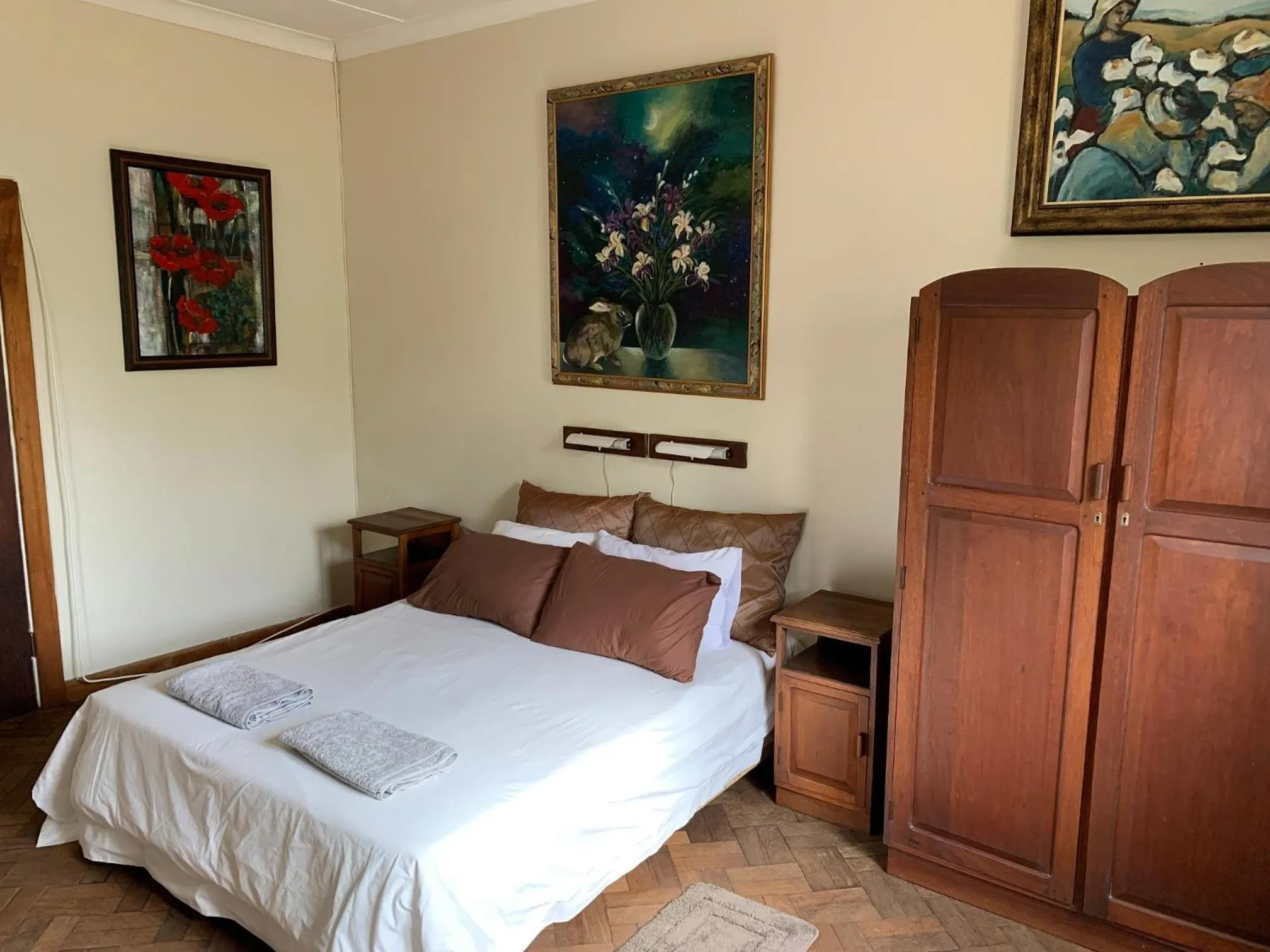 Bedroom, Bed in Hotel De Rust
