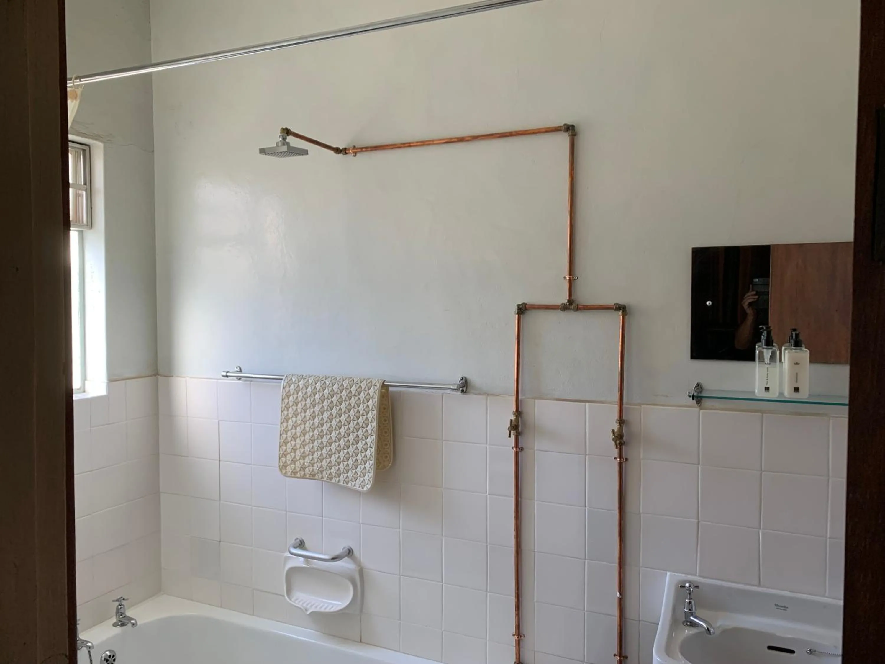 Shower in Hotel De Rust