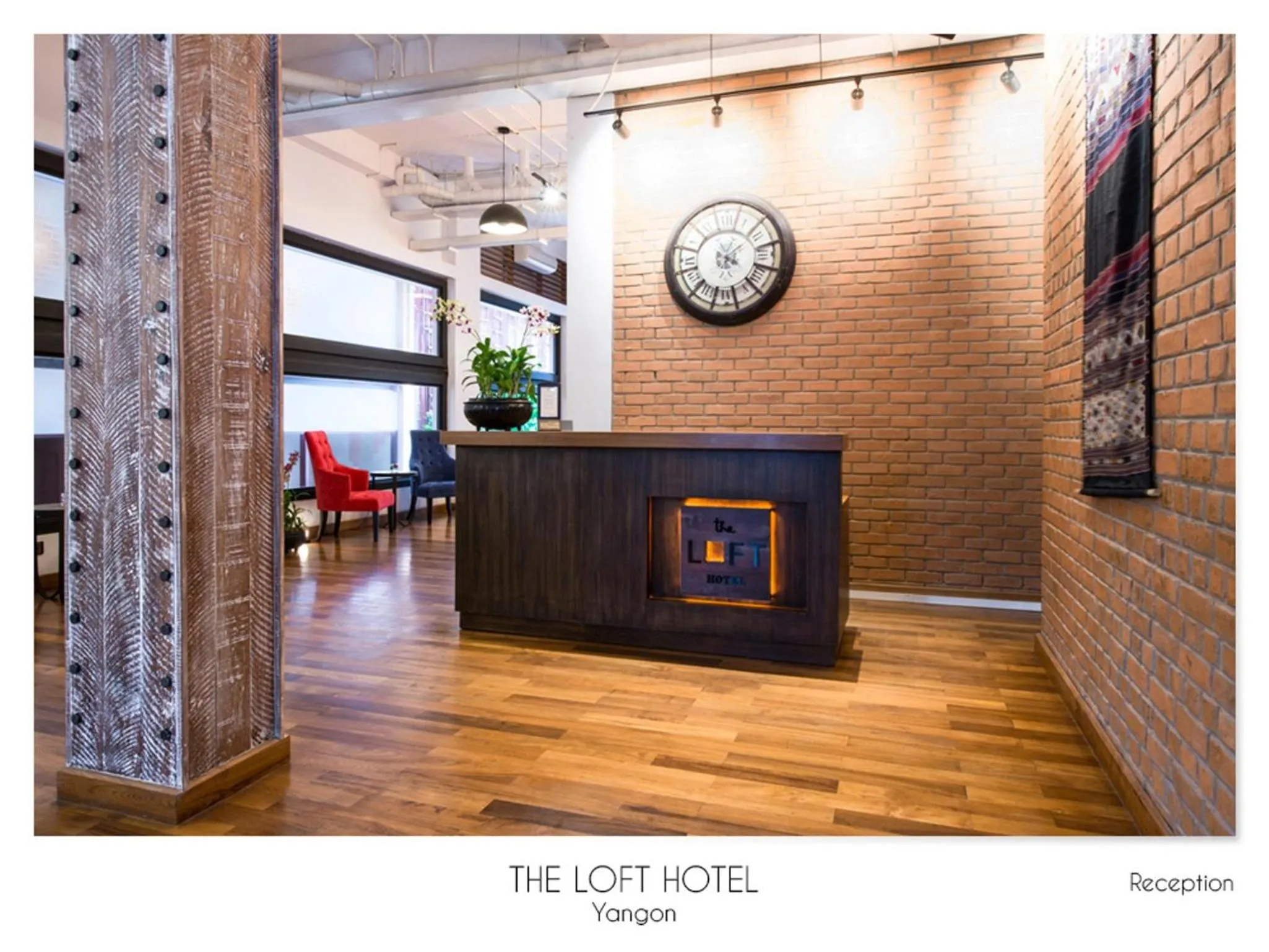 Lobby or reception in The Loft Hotel Downtown Yangon