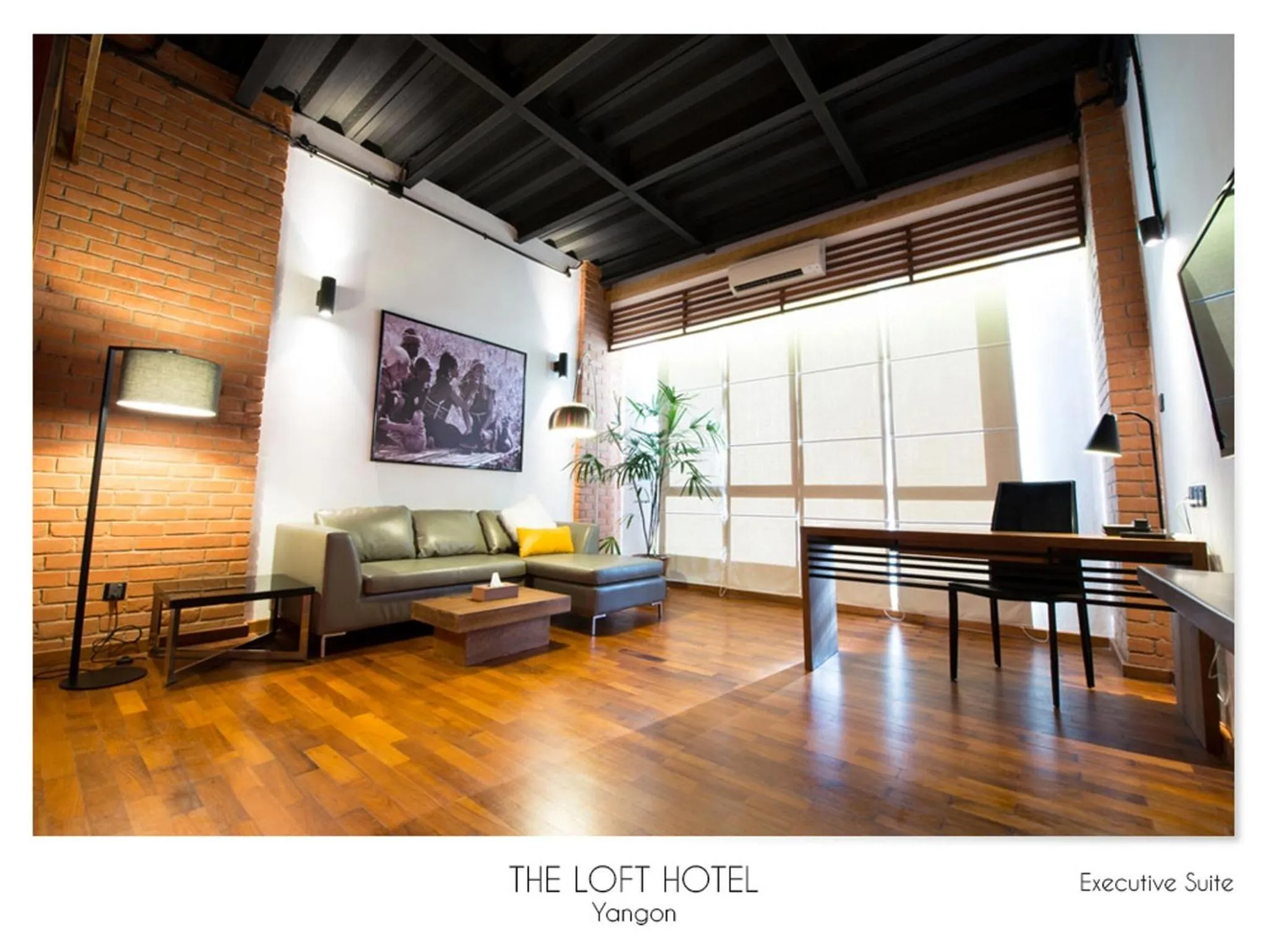 Living room in The Loft Hotel Downtown Yangon