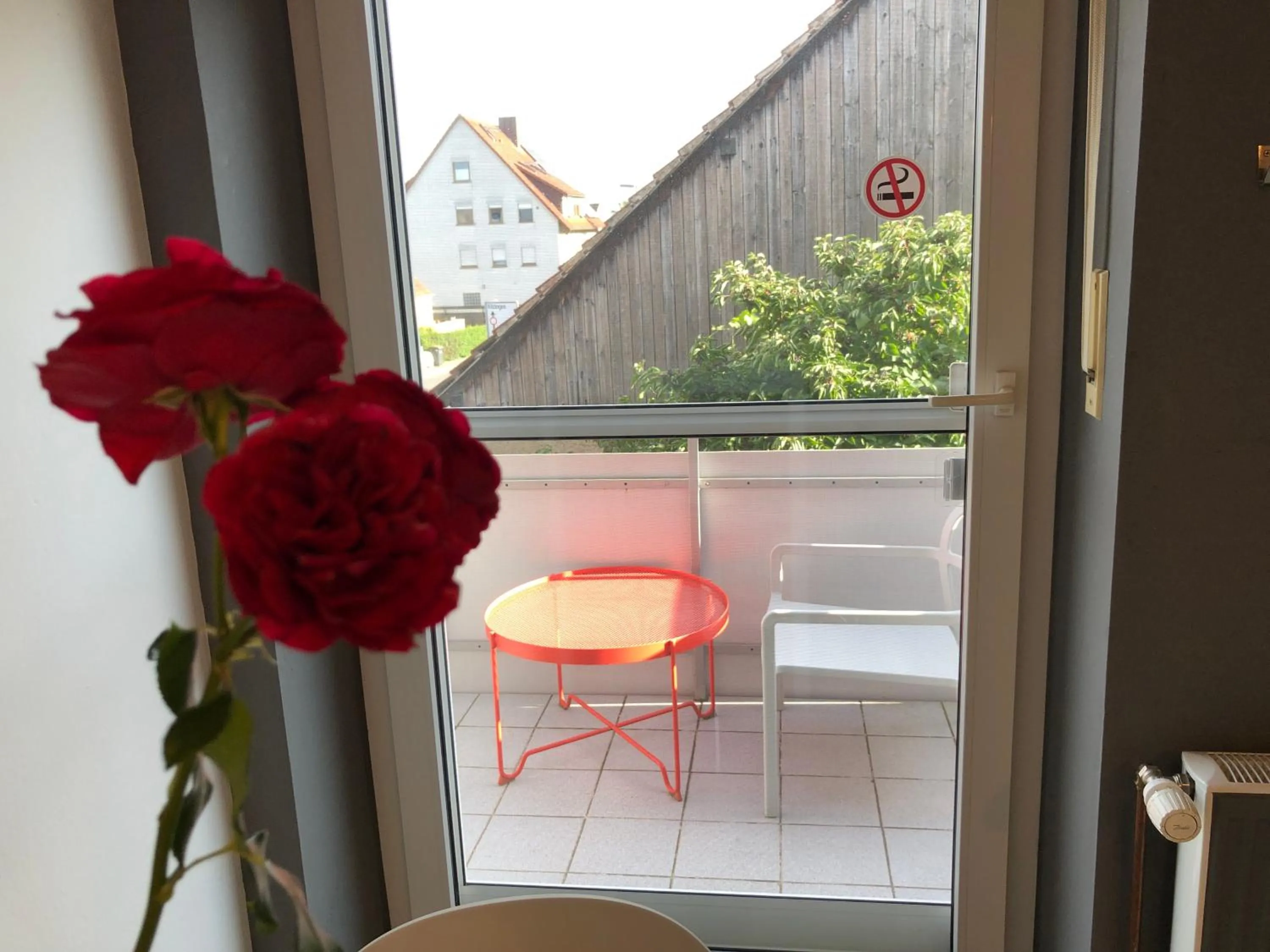 View (from property/room) in Apartment in Rot, Fränkisches Design, Balkon in nur 50 Schritten zum Radweg, ideal for Long Stay, Relocation