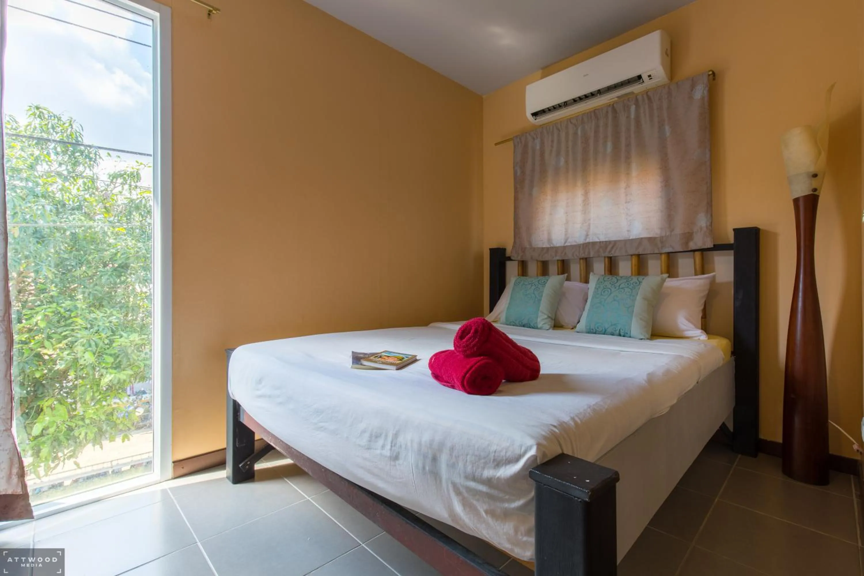 Bed in Samui Star Guesthouse