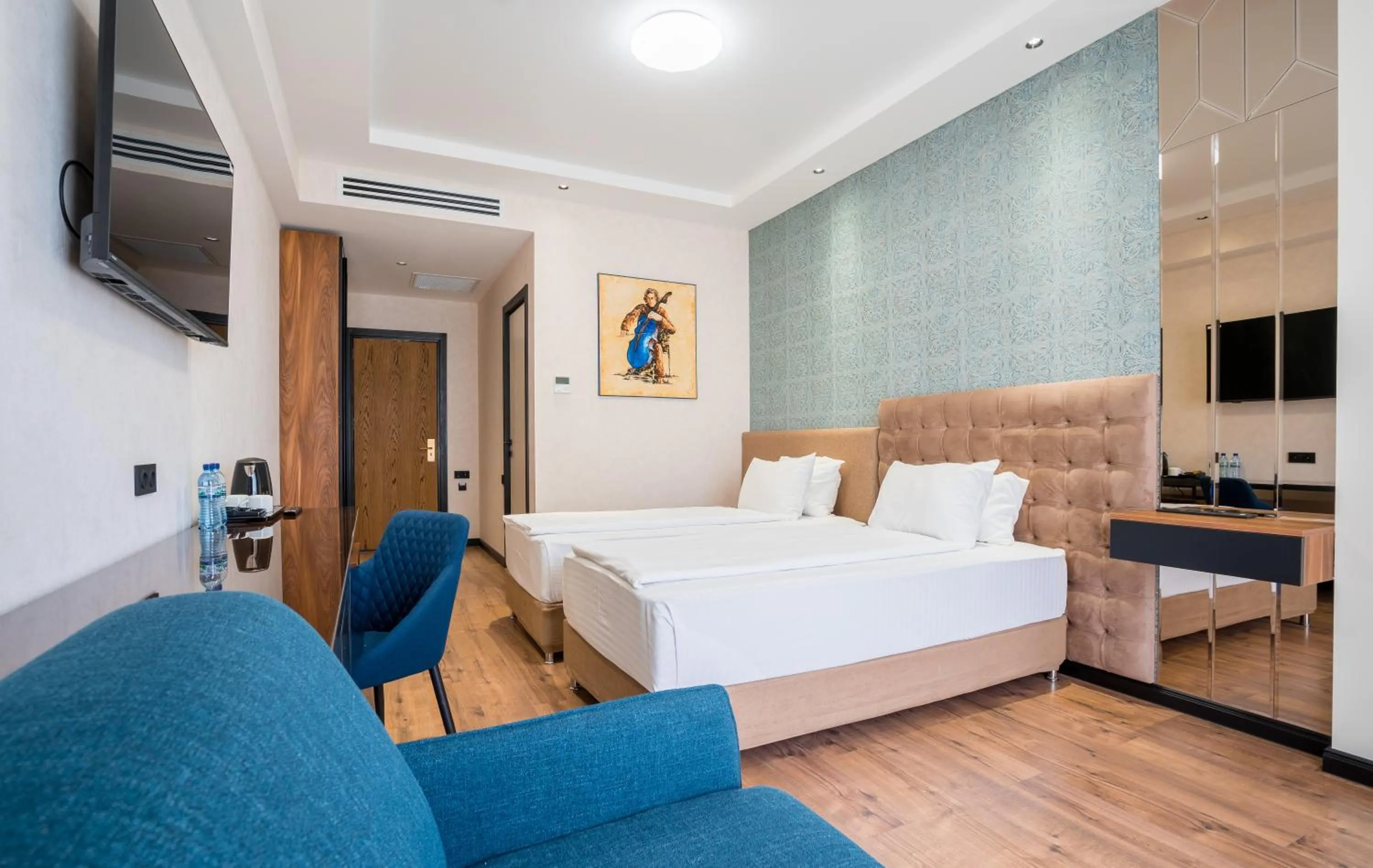 TV and multimedia, Bed in Olympus Hotel By Umbrella