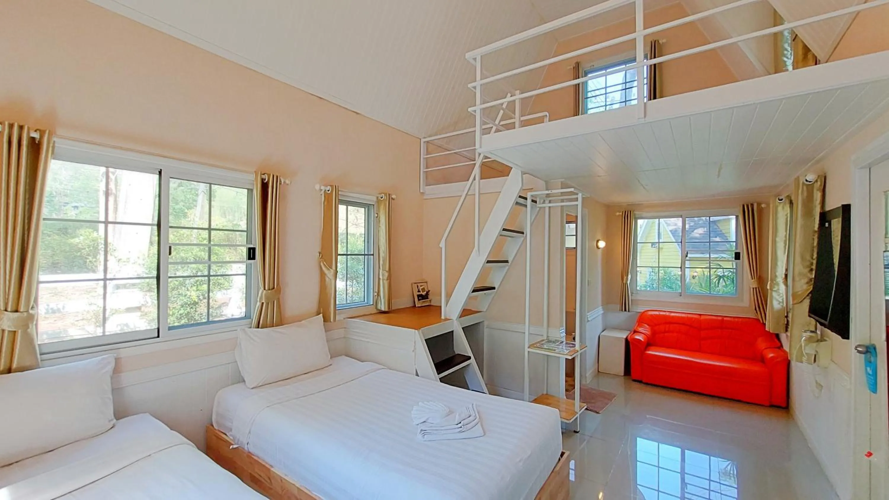 Bedroom, Bed in Puprai Tarnnarm Resort